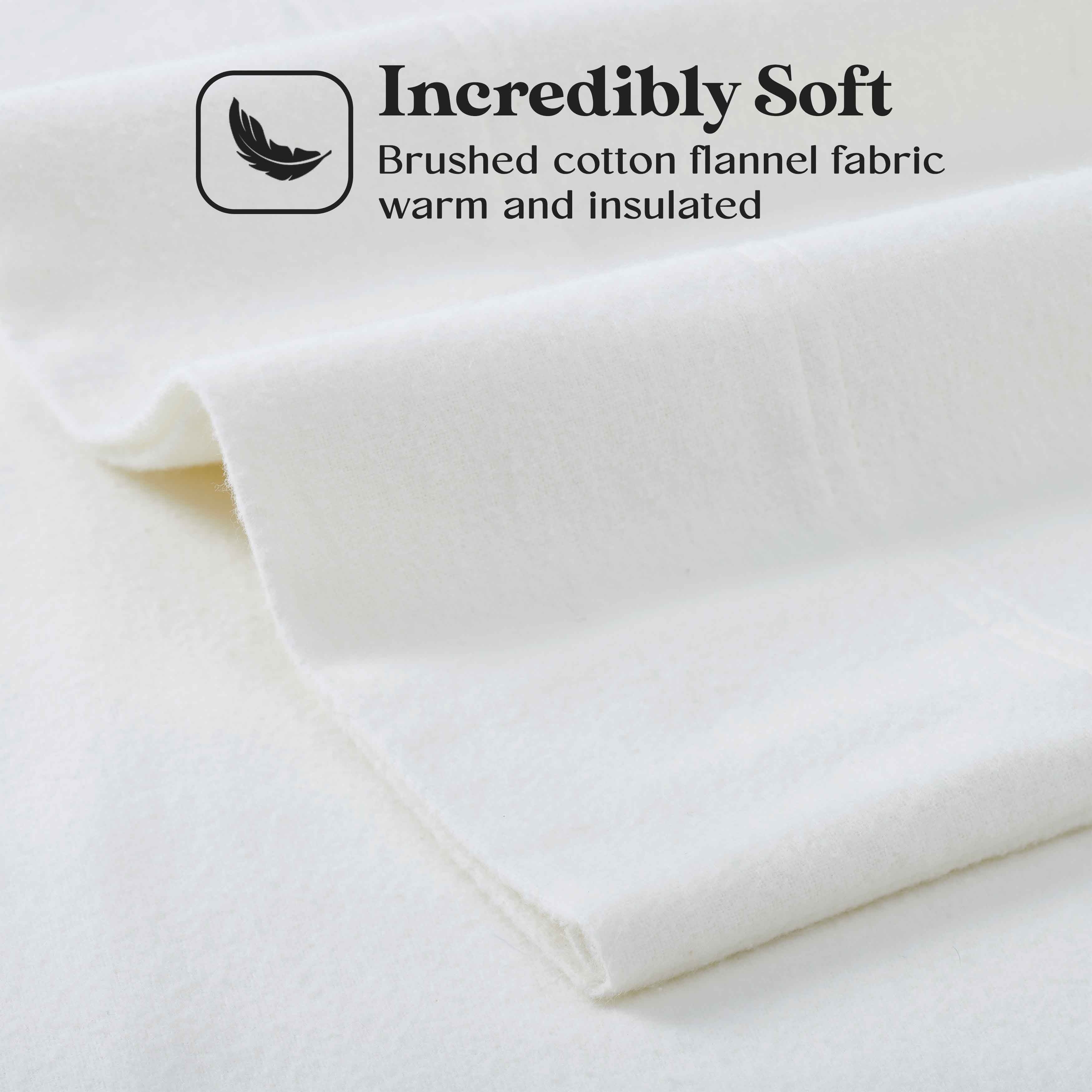 Rome Flannel Cotton Solid Fuzzy Pillowcases, Set of 2 - Image 13