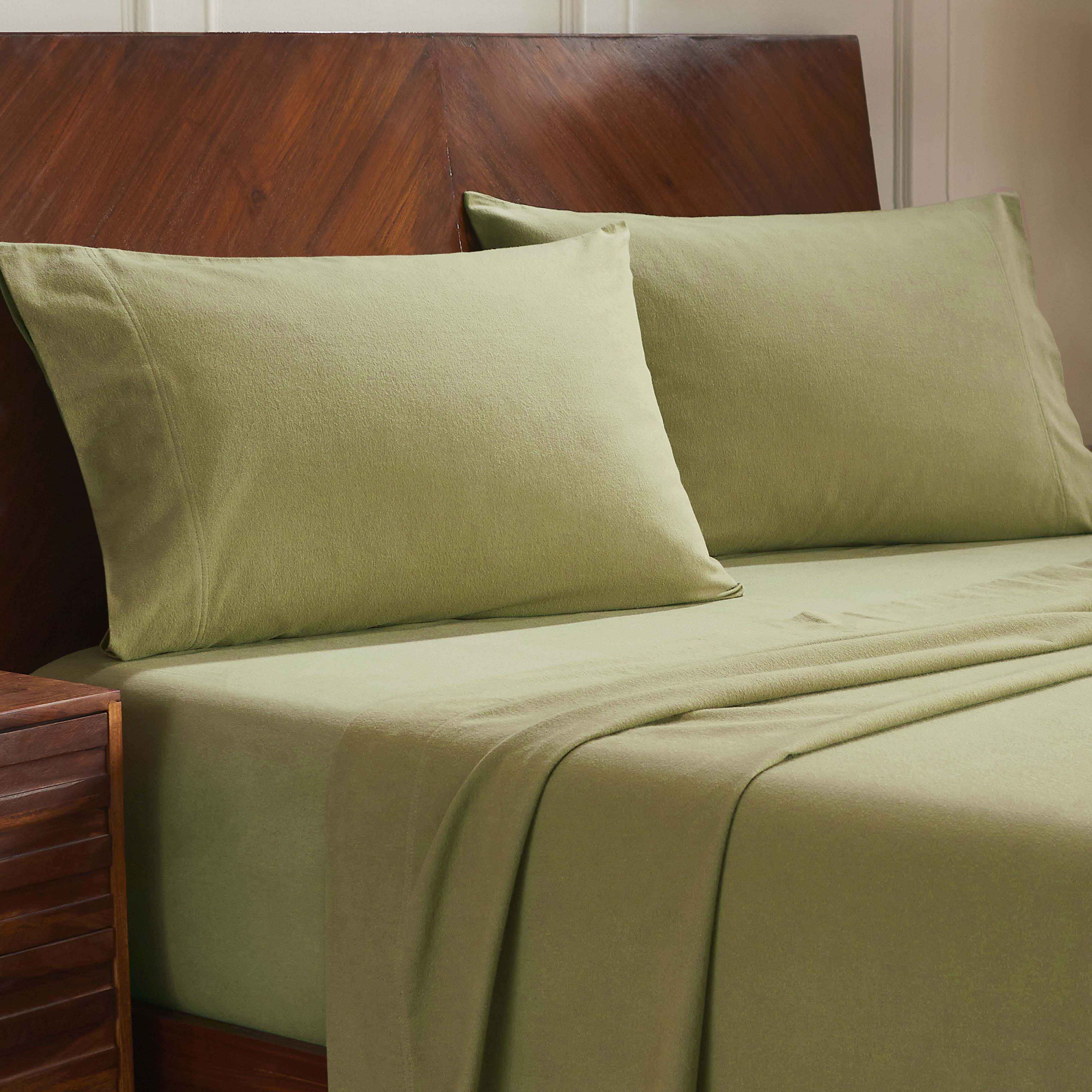Rome Flannel Cotton Solid Fuzzy Pillowcases, Set of 2 - Image 16