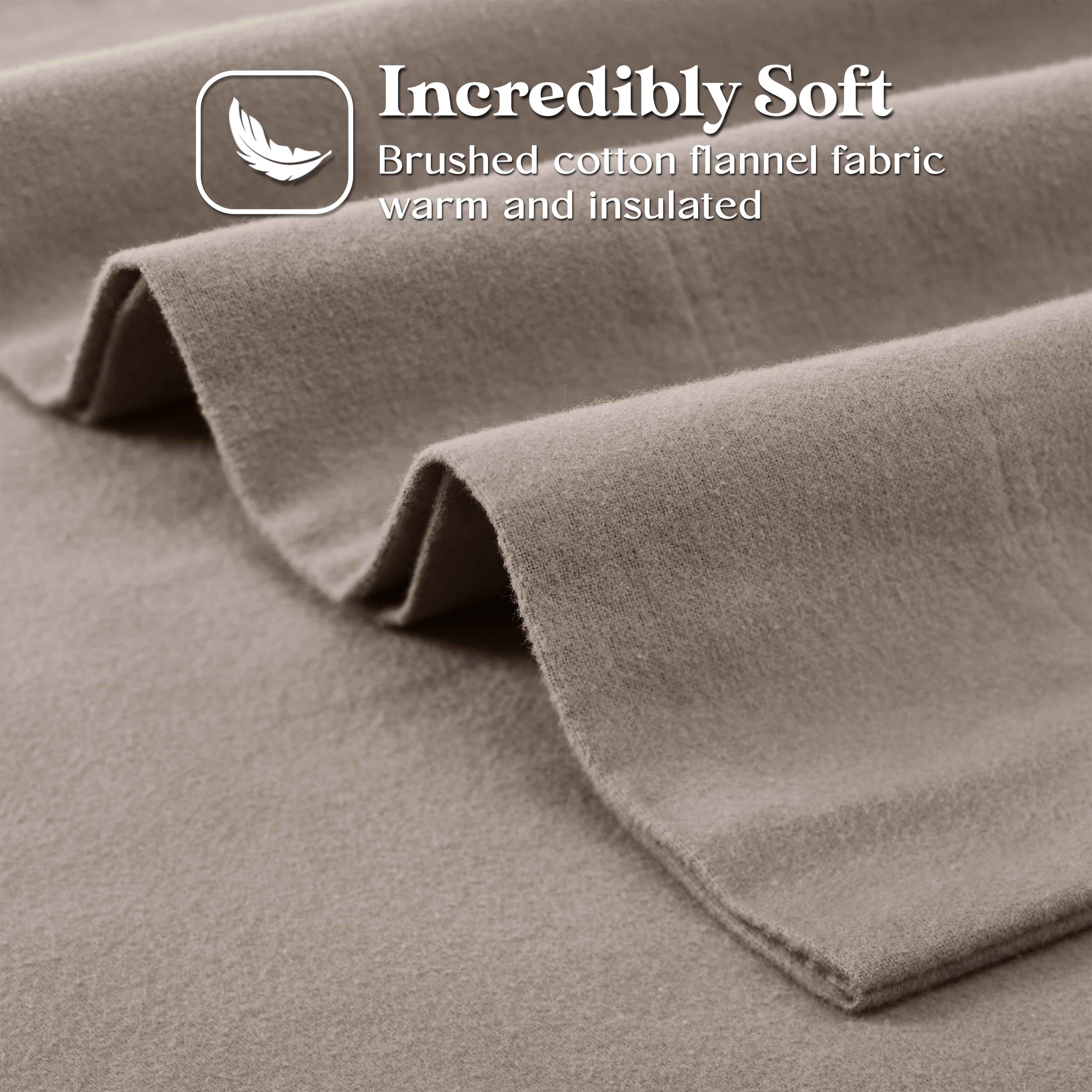 Rome Flannel Cotton Solid Fuzzy Pillowcases, Set of 2 - Image 8