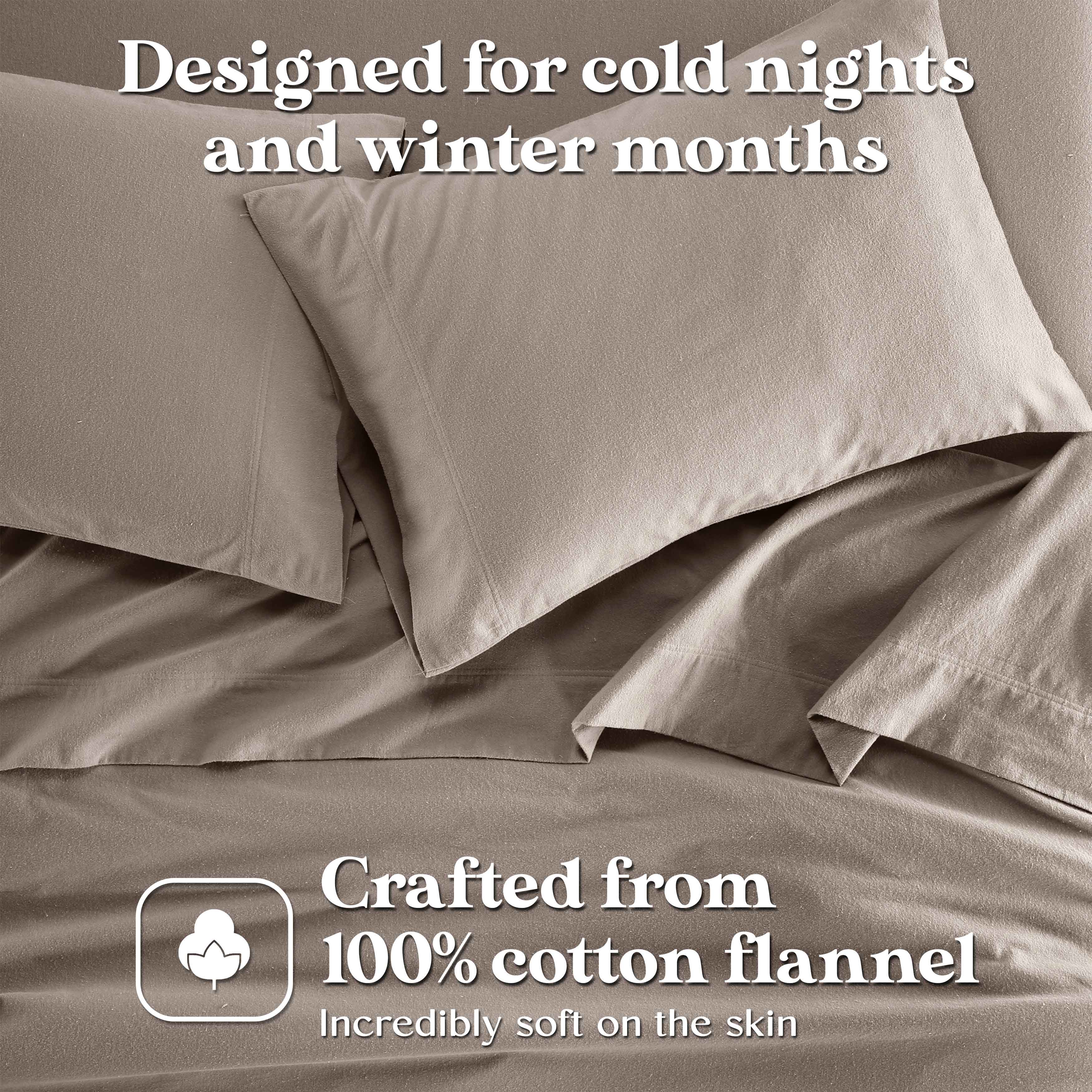 Rome Flannel Cotton Solid Fuzzy Pillowcases, Set of 2 - Image 9