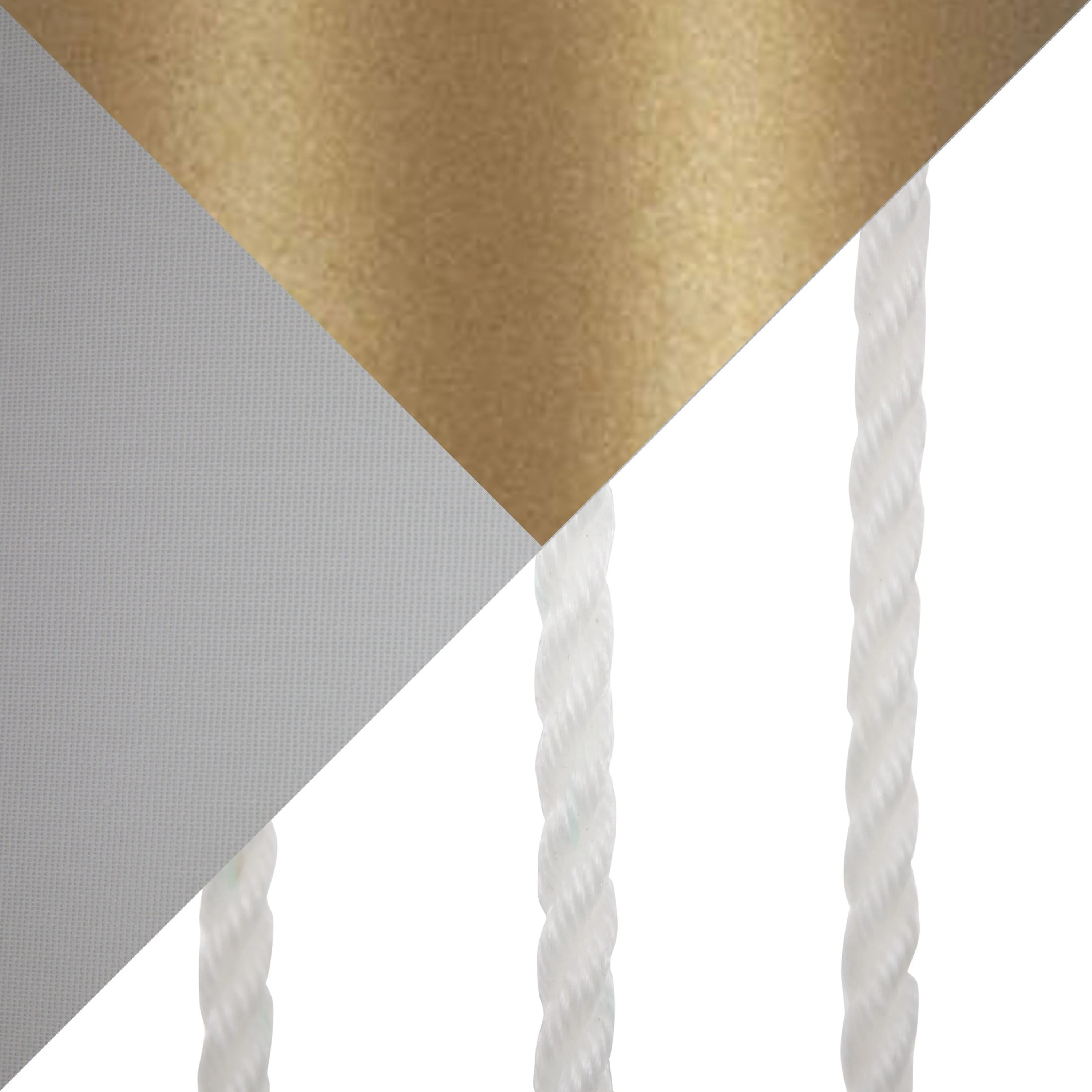 Rope Contemporary Floor Lamp in Natural Wood, White Metal, and White Rope Accent - Image 5