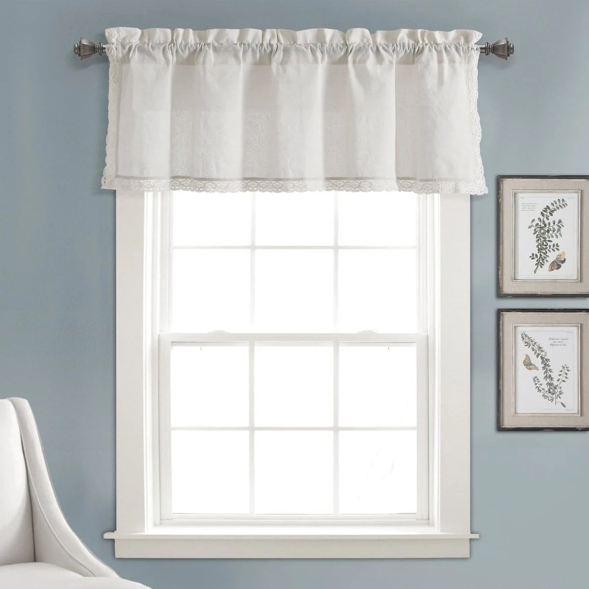 Rosalie Faux Linen Valance - Image 2