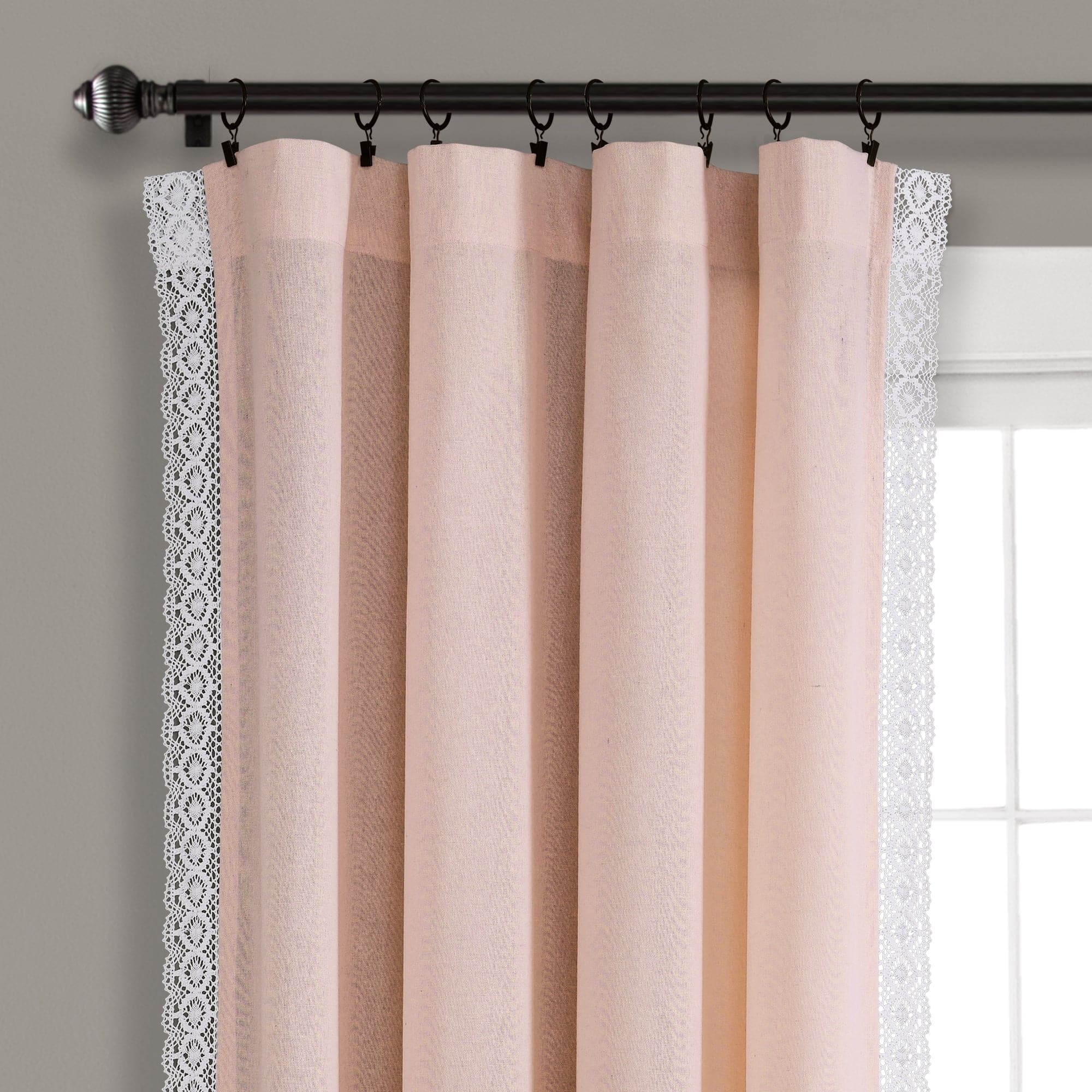 Rosalie Faux Linen Window Panel Set - Image 22