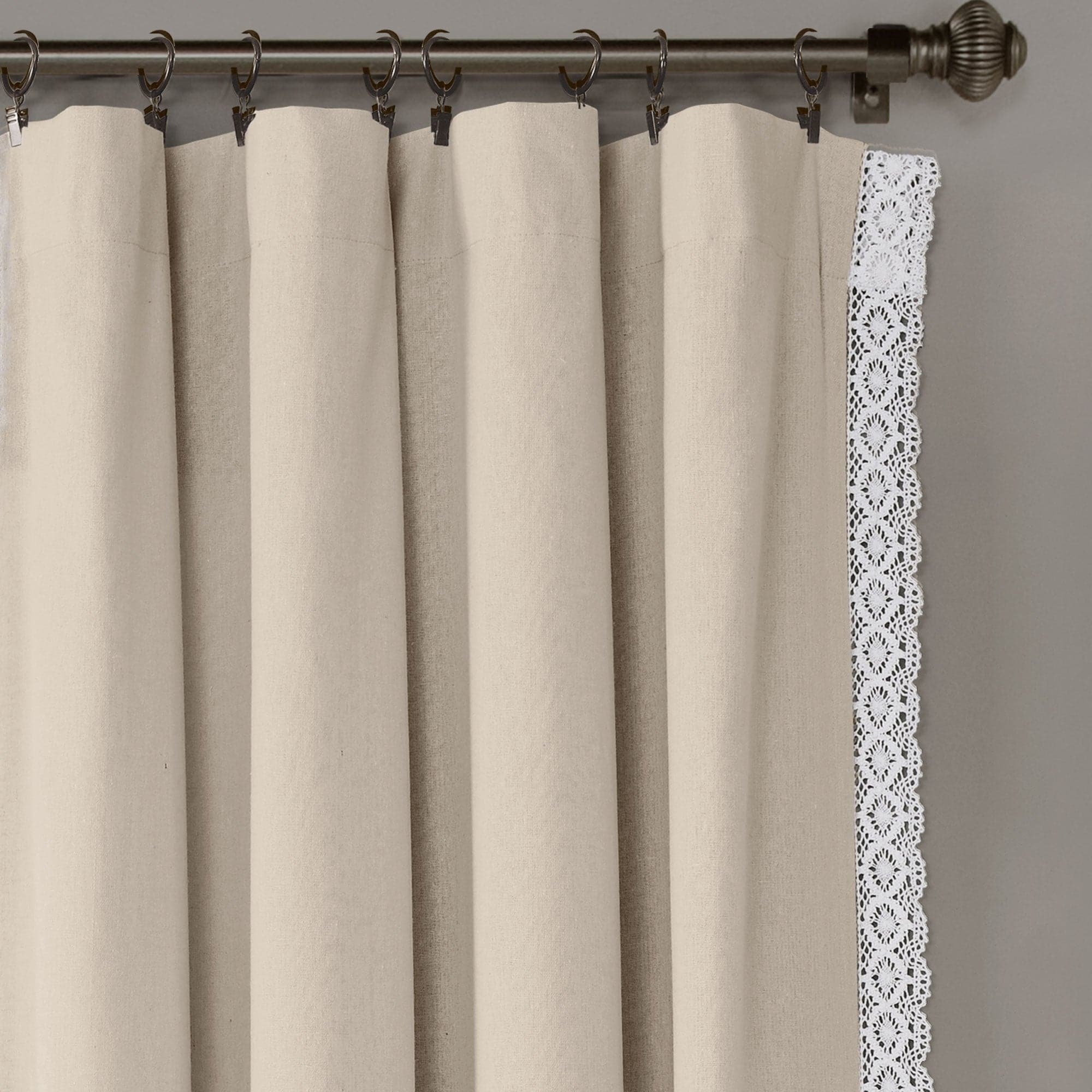 Rosalie Faux Linen Window Panel Set - Image 24