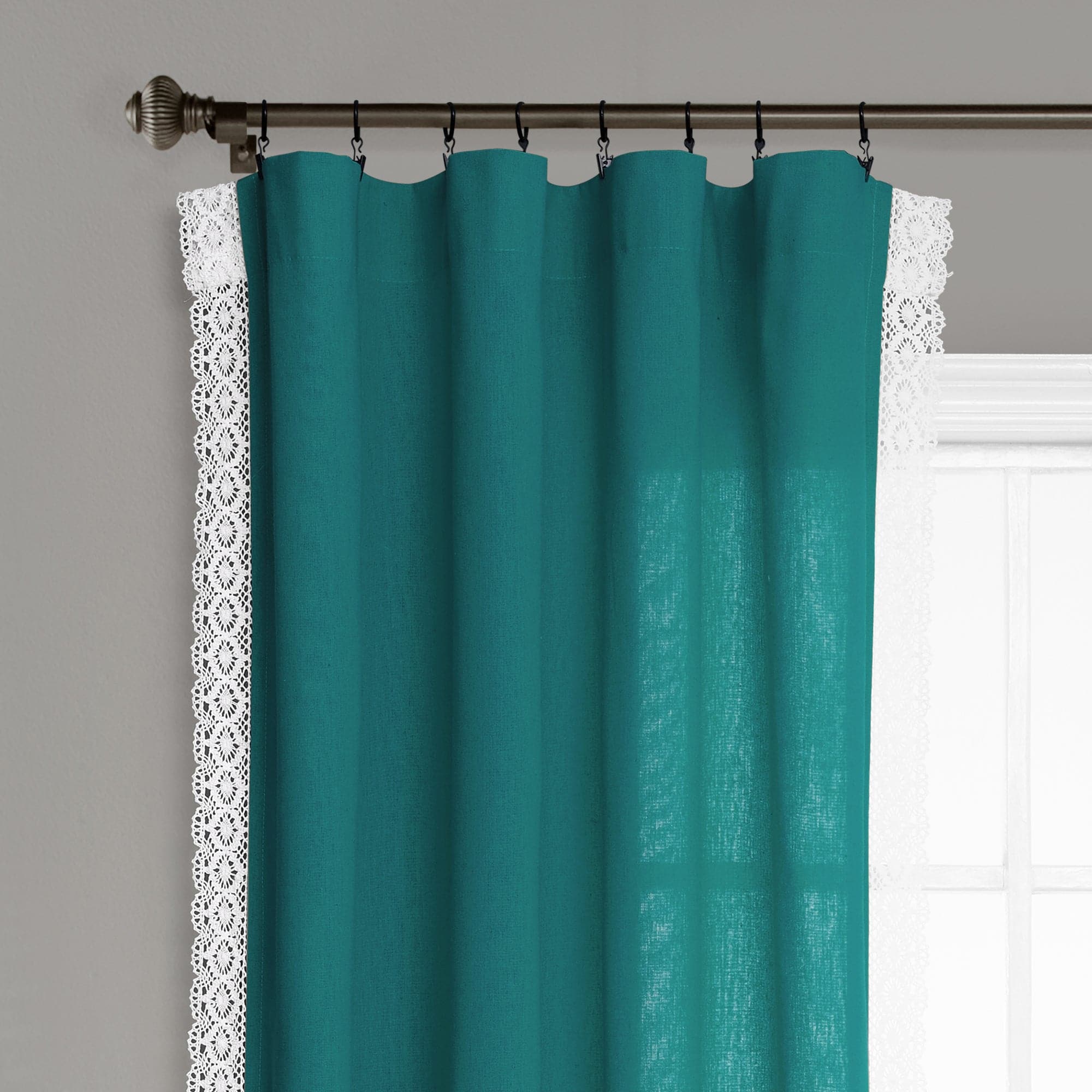 Rosalie Faux Linen Window Panel Set - Image 26