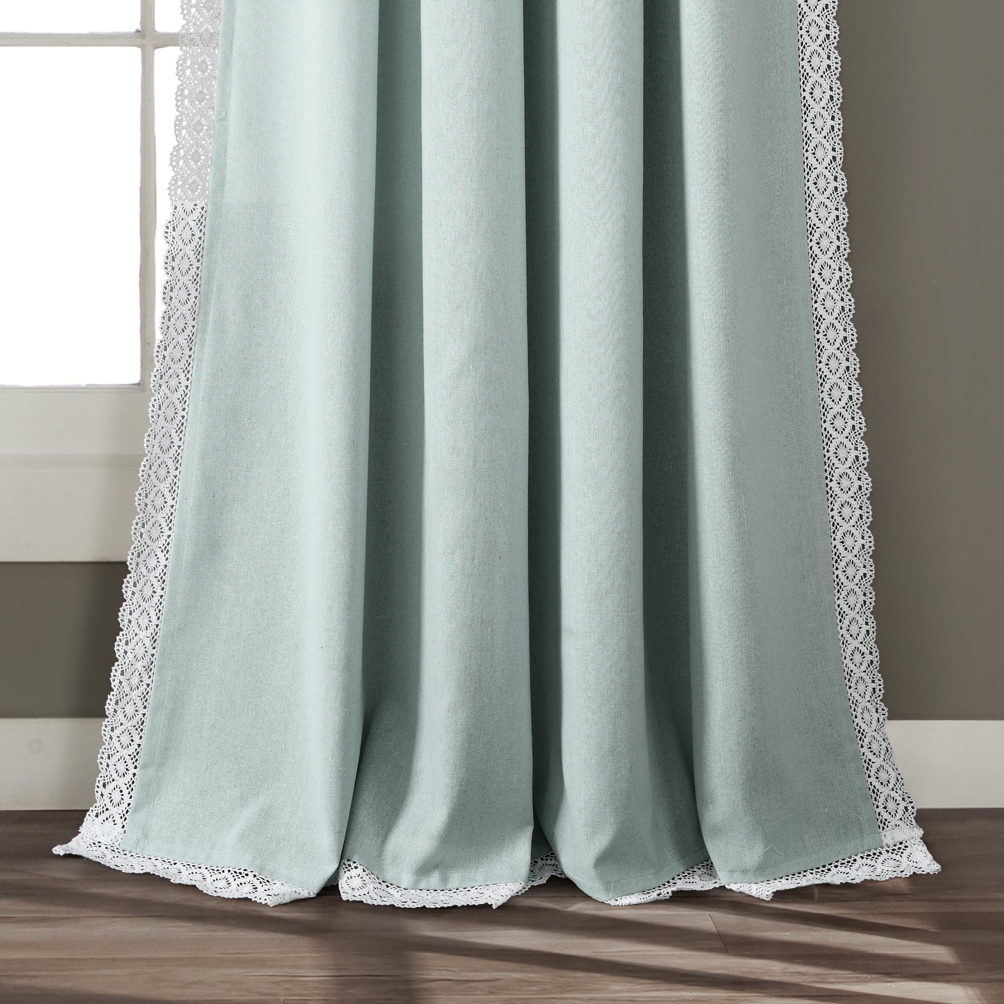 Rosalie Faux Linen Window Panel Set - Image 39