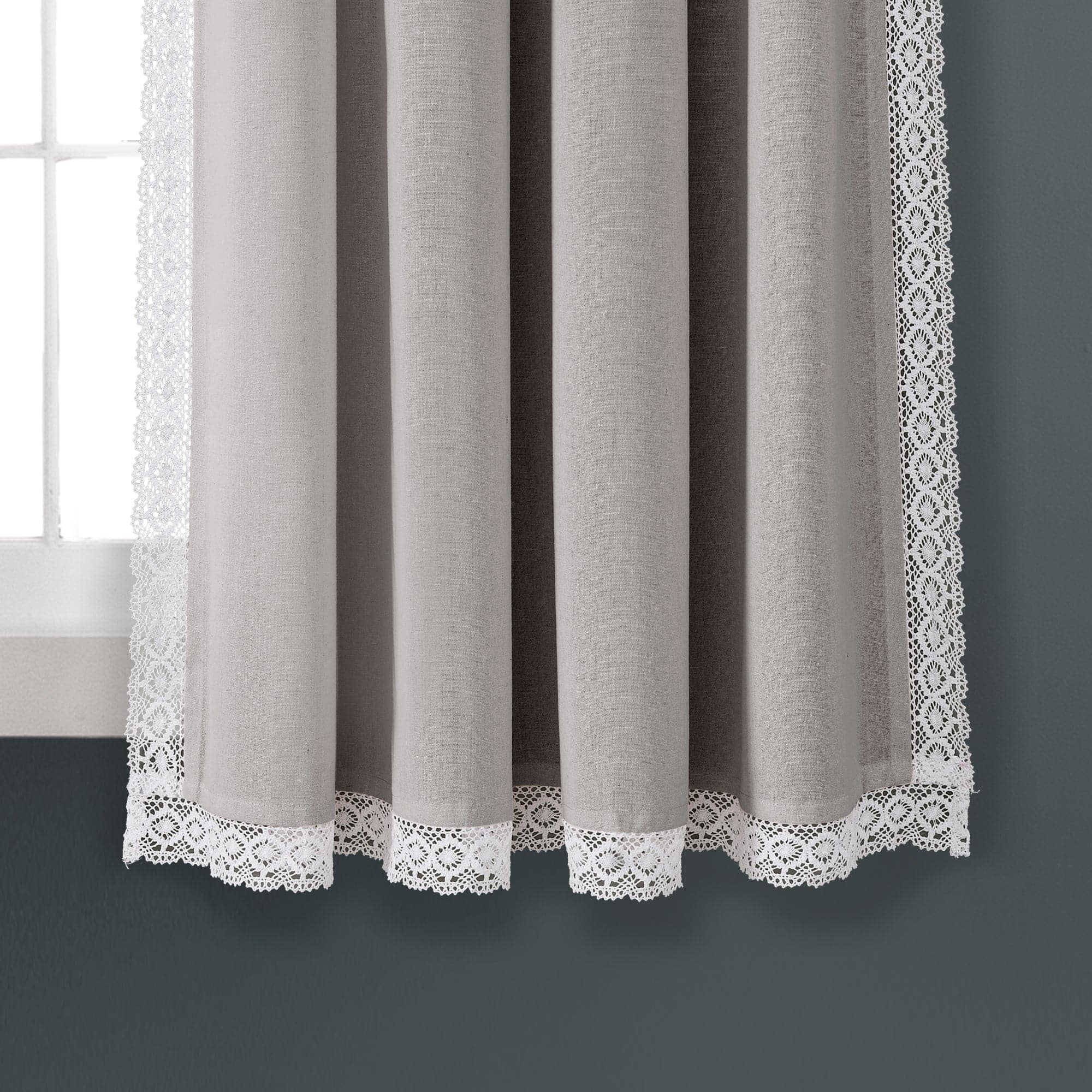 Rosalie Faux Linen Window Panel Set - Image 41