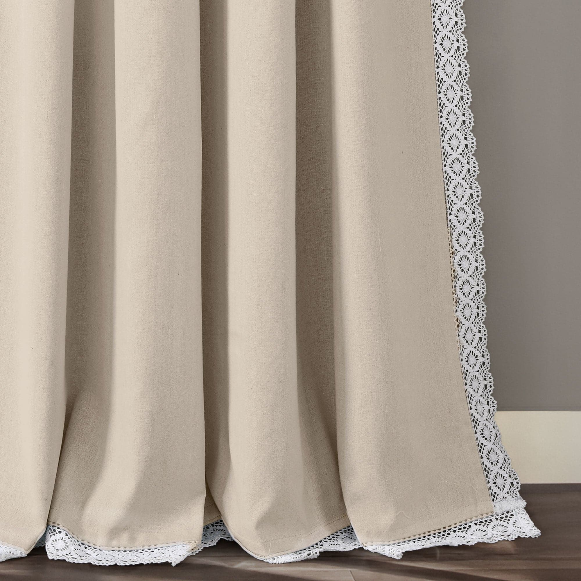 Rosalie Faux Linen Window Panel Set - Image 43