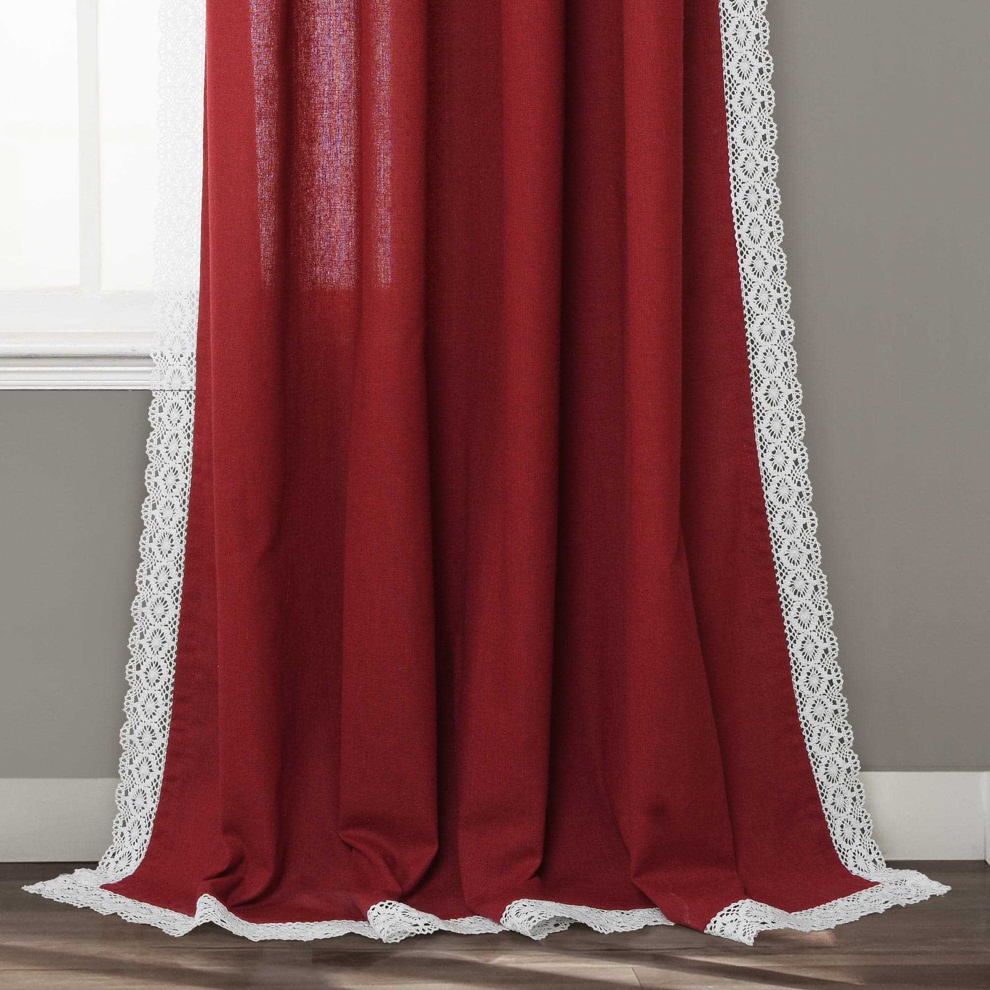 Rosalie Faux Linen Window Panel Set - Image 45