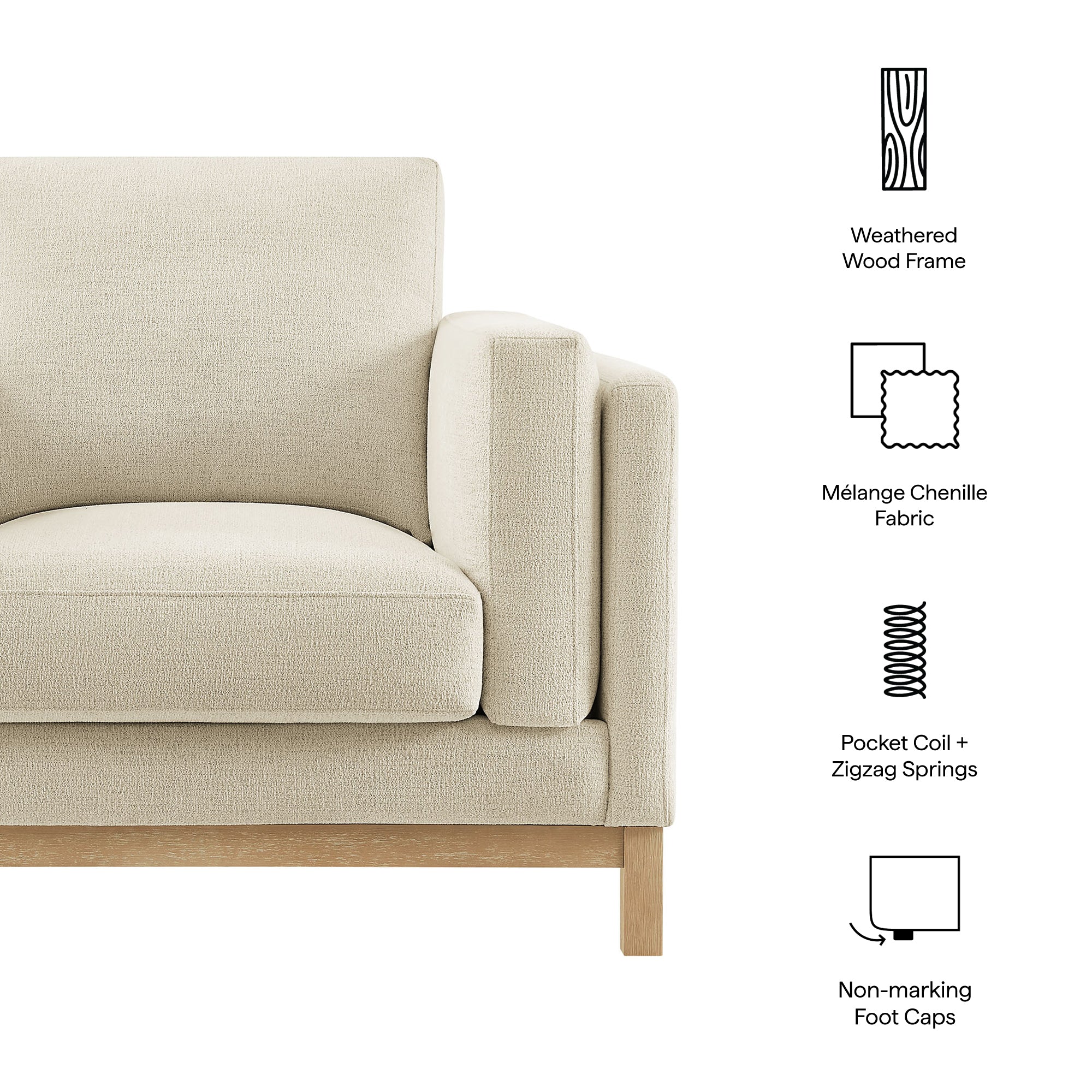 Roscoe Fabric Armchair by Modway - Image 18