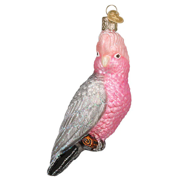 Rose-breasted Cockatoo Ornament 5.25x2.5x2 Inches - Image 3