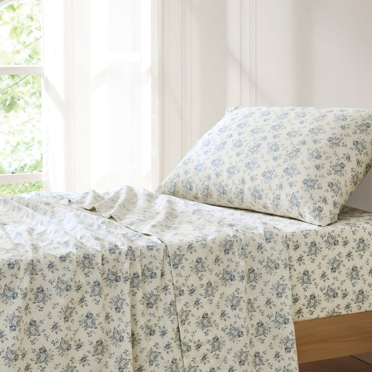Rose Garden Cotton Sheet Set - Image 4