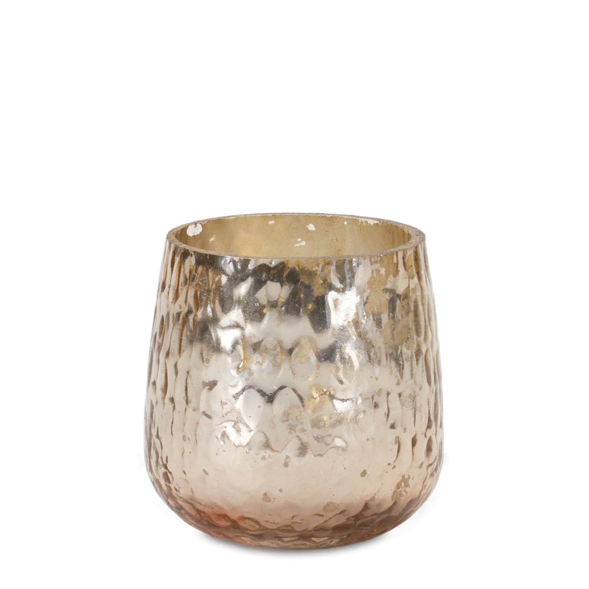 Rose Gold Glass Candle Holder (Set of 8) - Image 4
