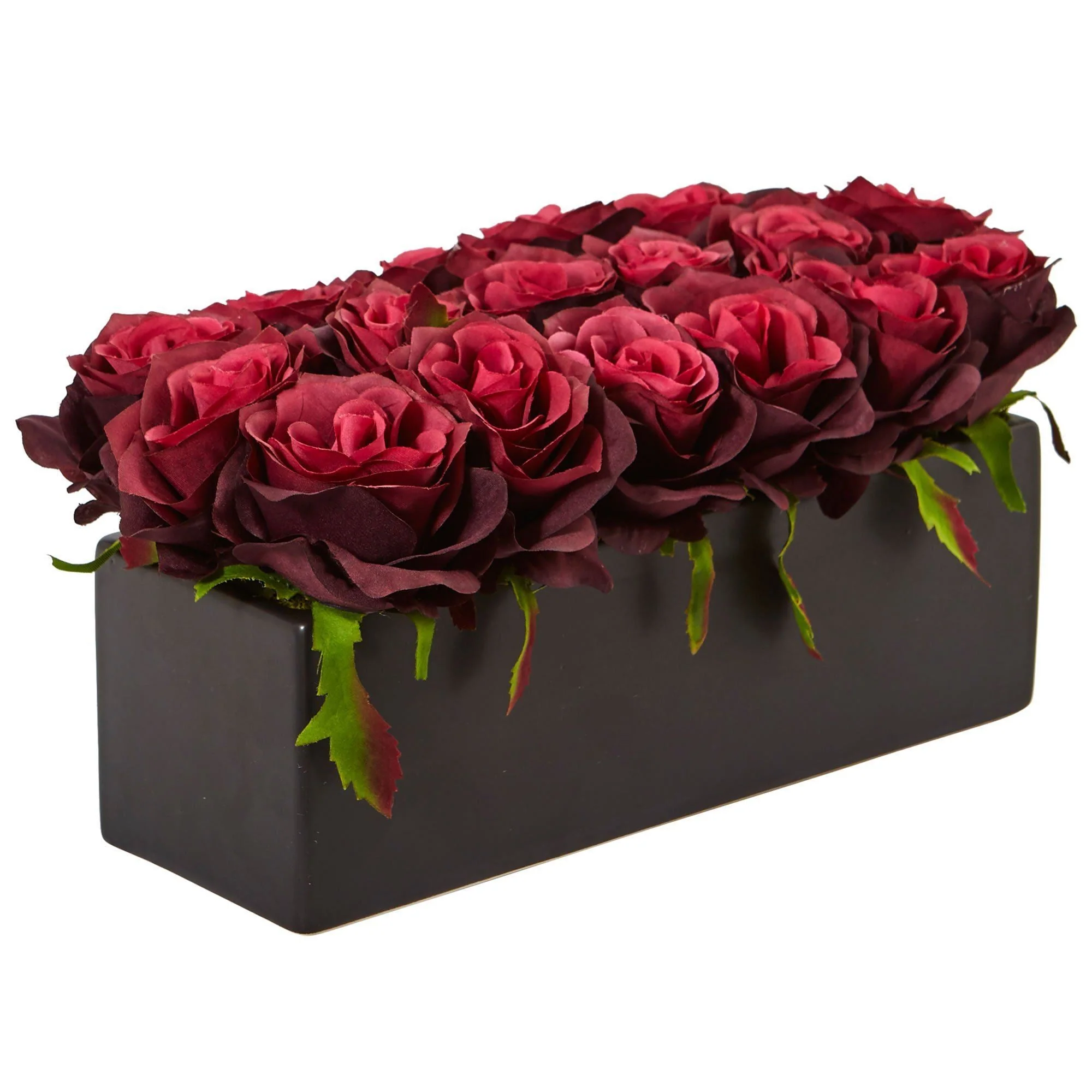 Roses in Rectangular Planter - Image 2