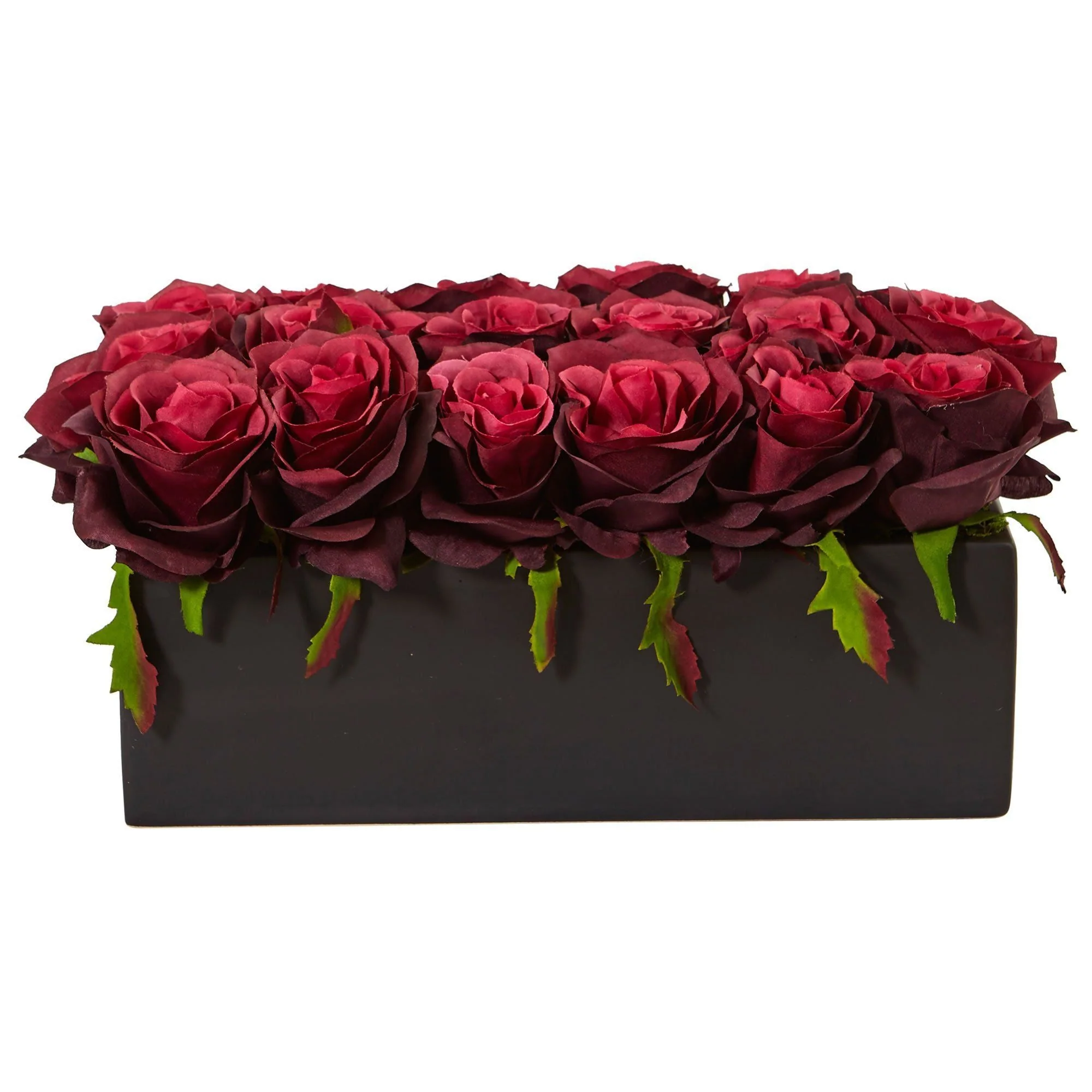 Roses in Rectangular Planter - Image 4