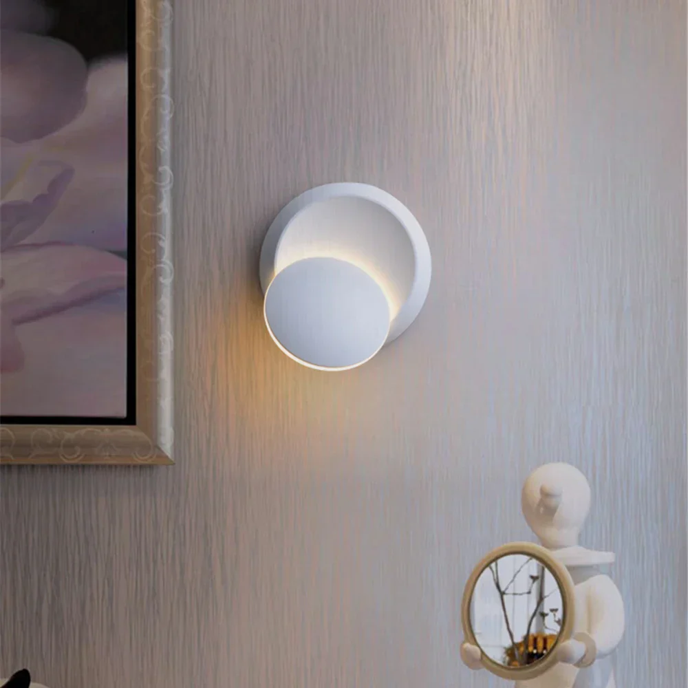 Rotatable LED Wall Light – Modern Aluminum Indoor Lamp for Bedroom & Living Room - Image 4