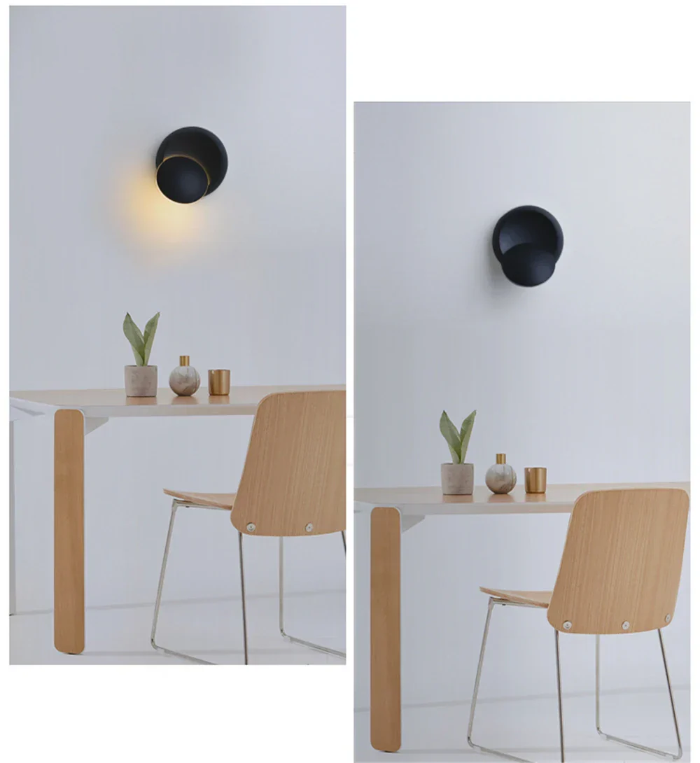 Rotatable LED Wall Light – Modern Aluminum Indoor Lamp for Bedroom & Living Room - Image 9