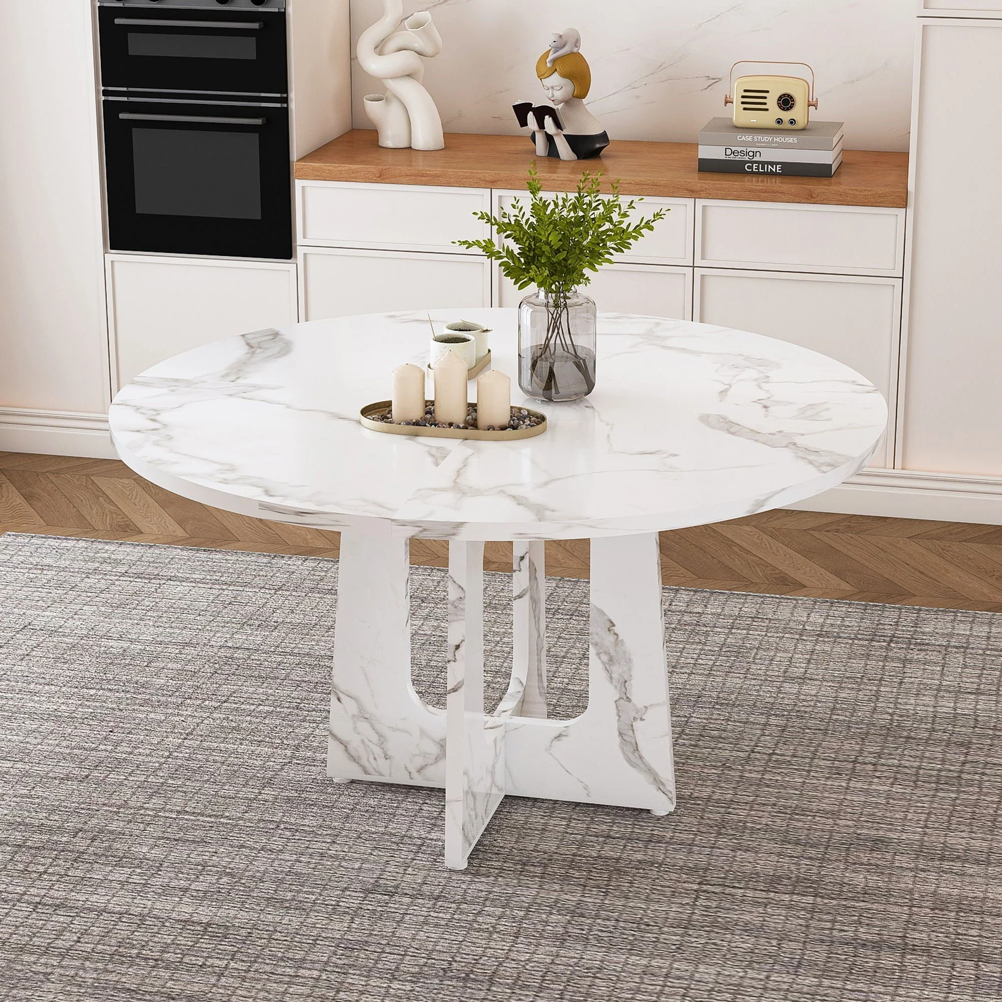 Round Dining Table For 4 - Image 6