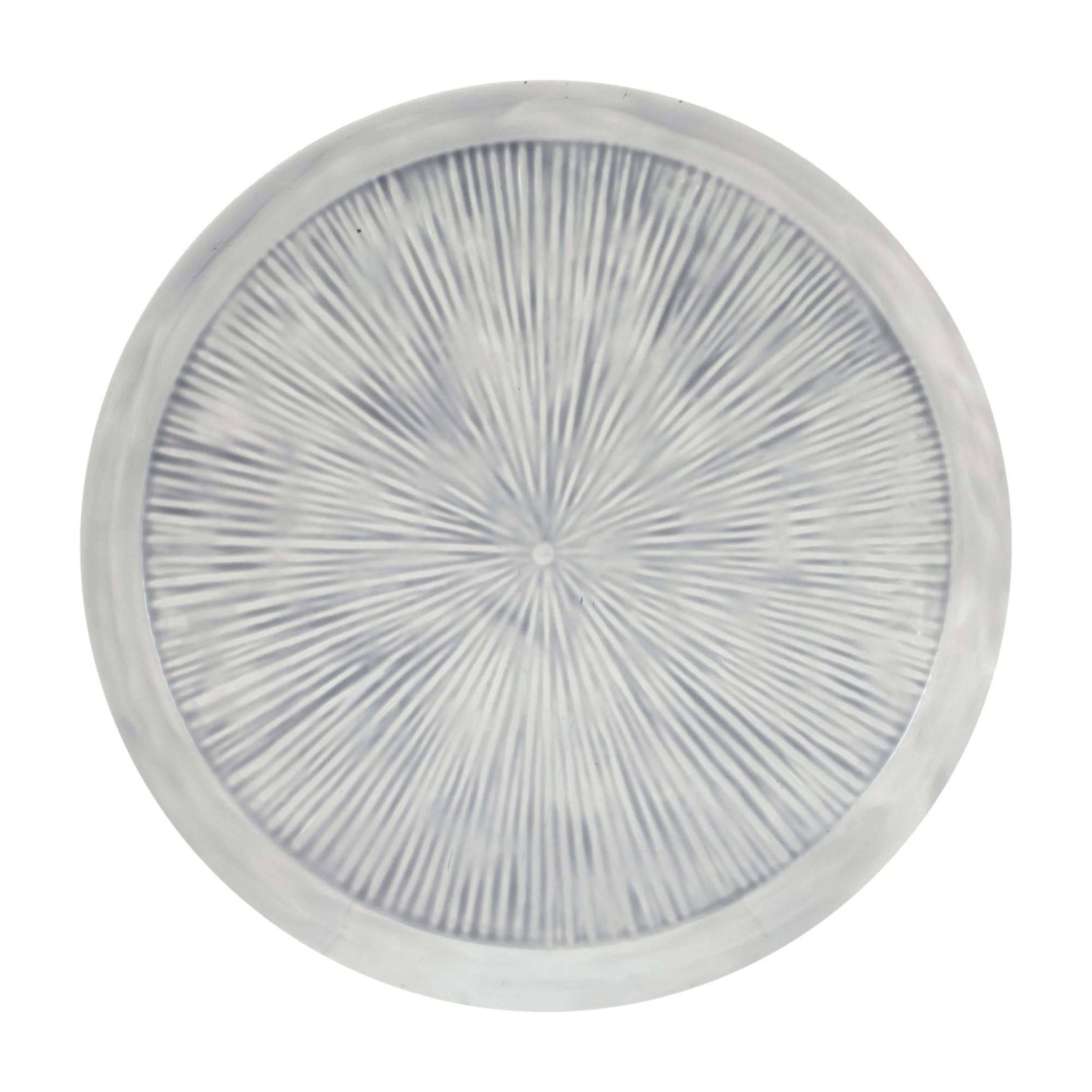 Round Etched Metal Tray 13.5"D - Image 4