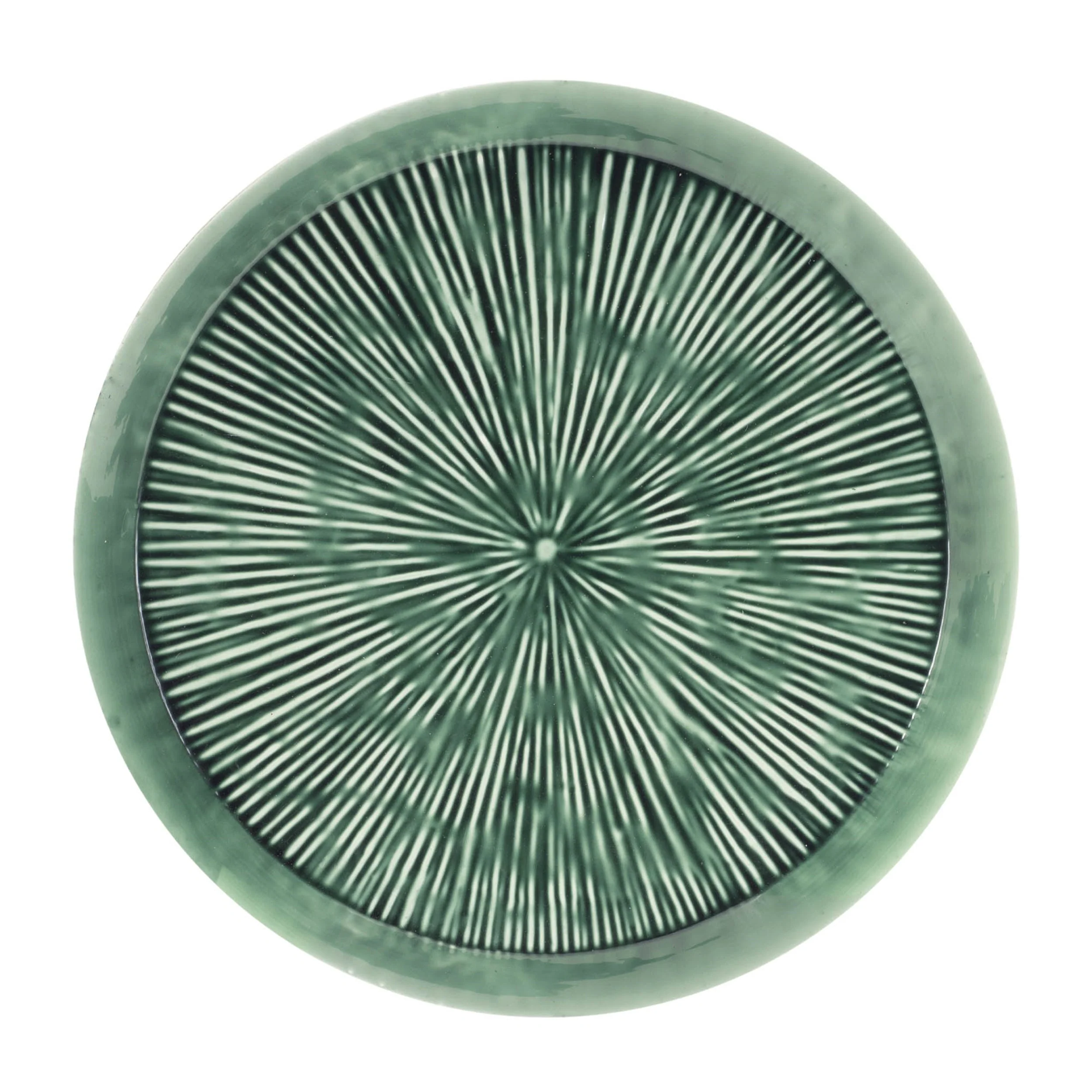 Round Etched Metal Tray 13.5"D - Image 8