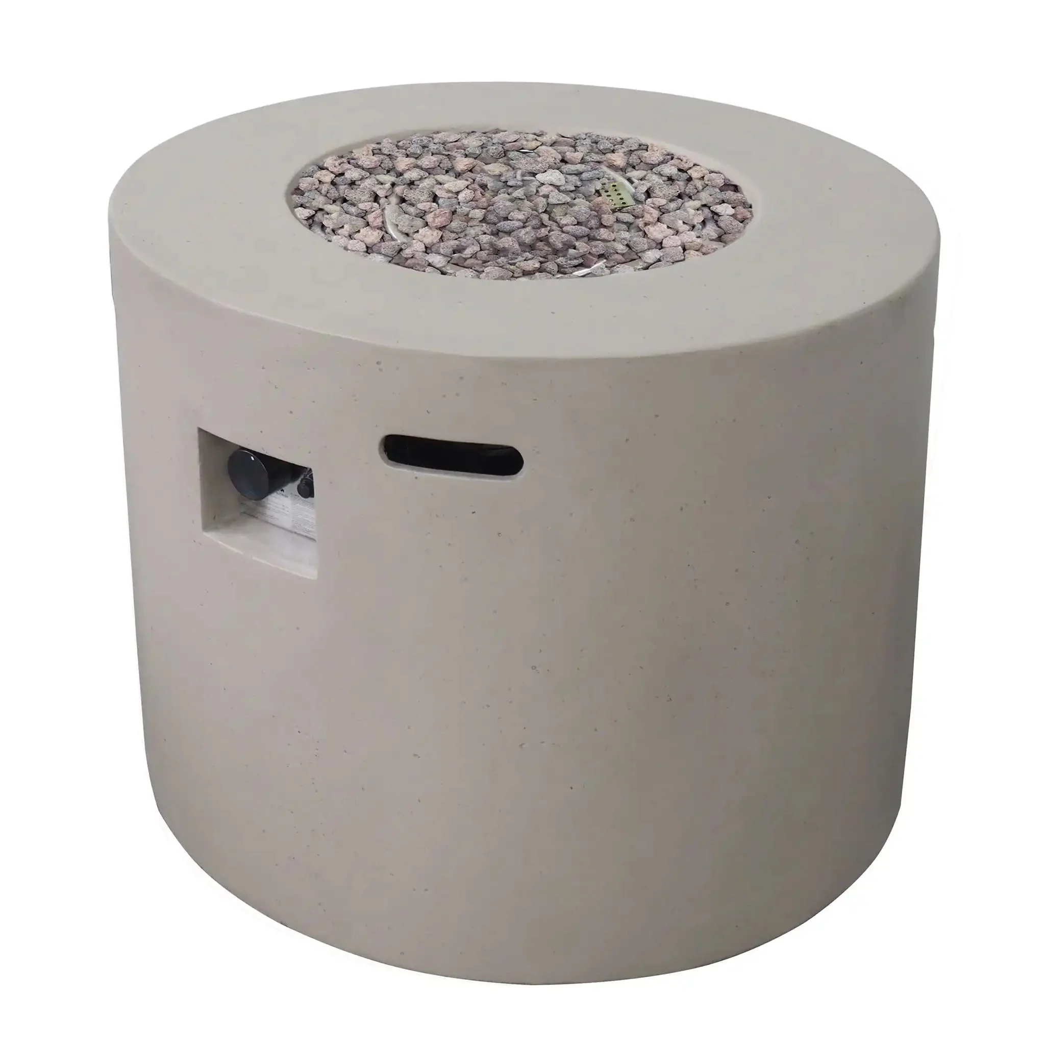 Round Iron Fire Pit With 40,000 BTU - Image 4