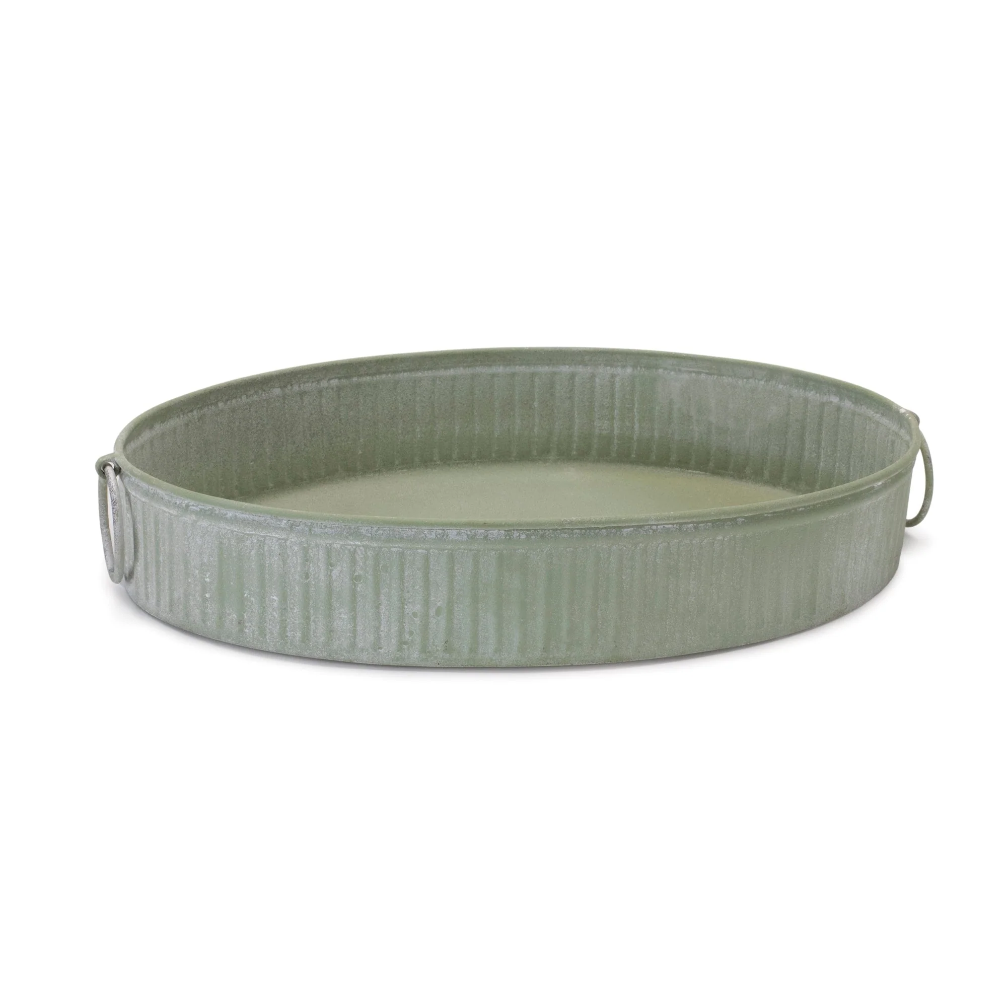 Round Iron Metal Tray (Set of 3) - Image 2