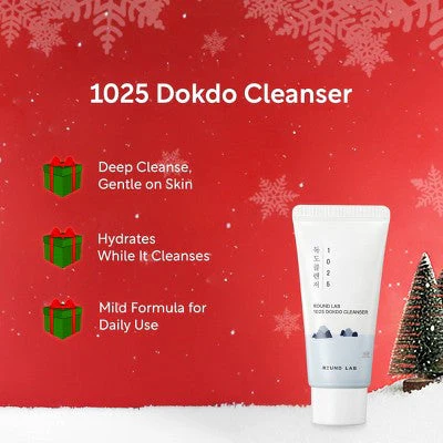Round Lab 1025 Dokdo Travel Skincare Gift Set 4pc - Imperfect Box - Image 10