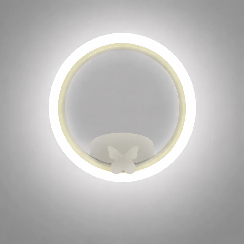 Round LED Wall Light Modern Aluminum Bedside Lamp for Bedroom Hallway - Image 9