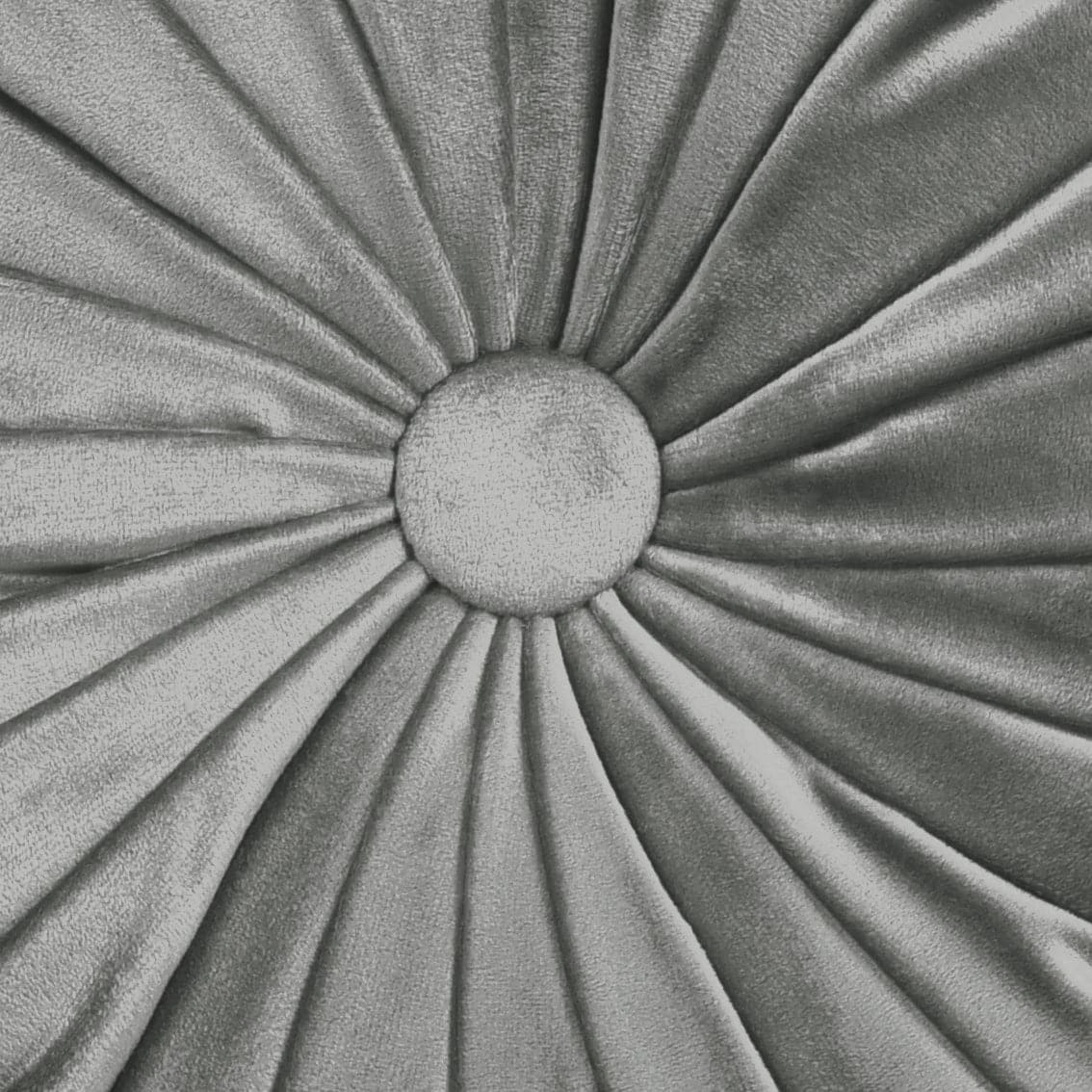 Round Pleated Soft Velvet Throw Pillow - Image 42