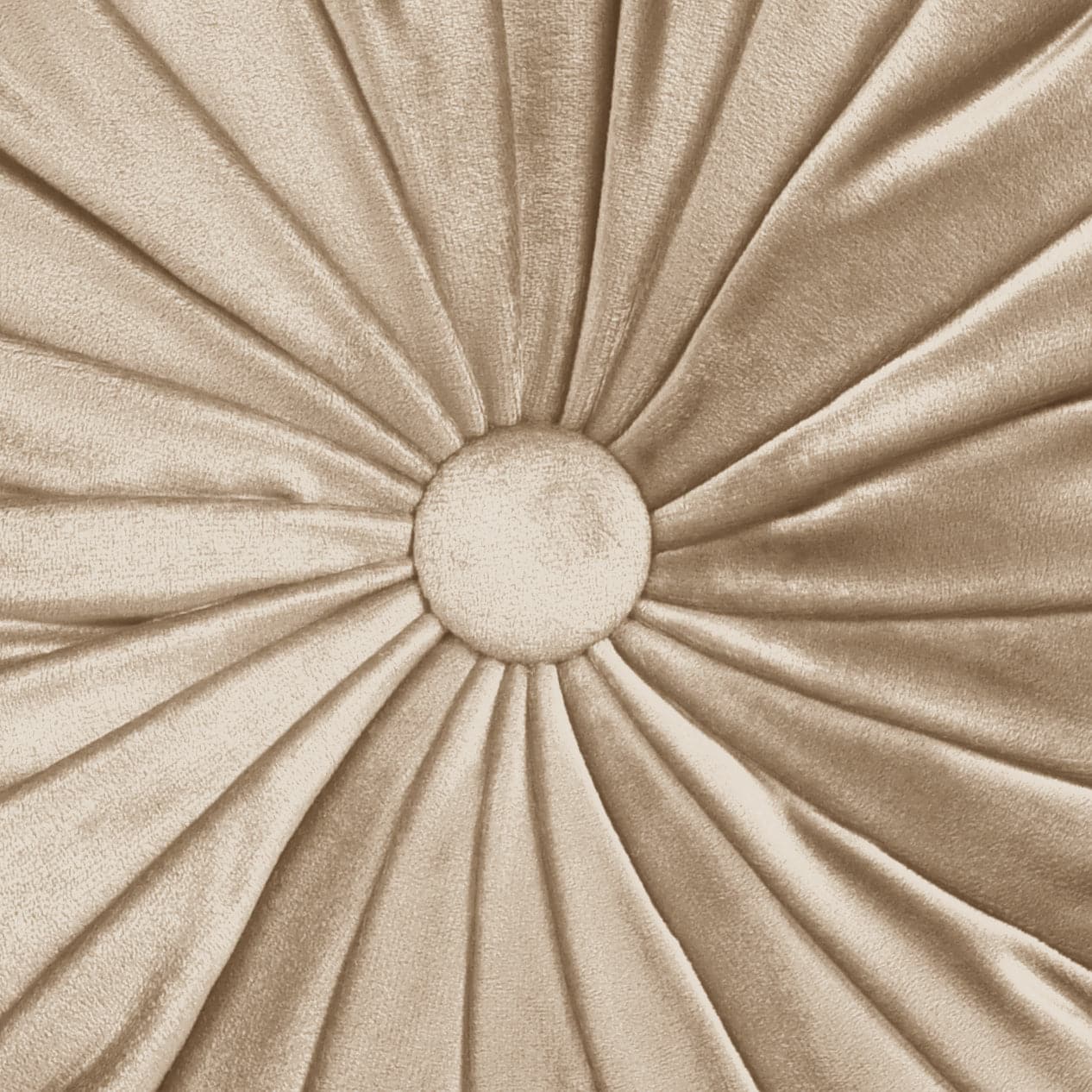 Round Pleated Soft Velvet Throw Pillow - Image 45