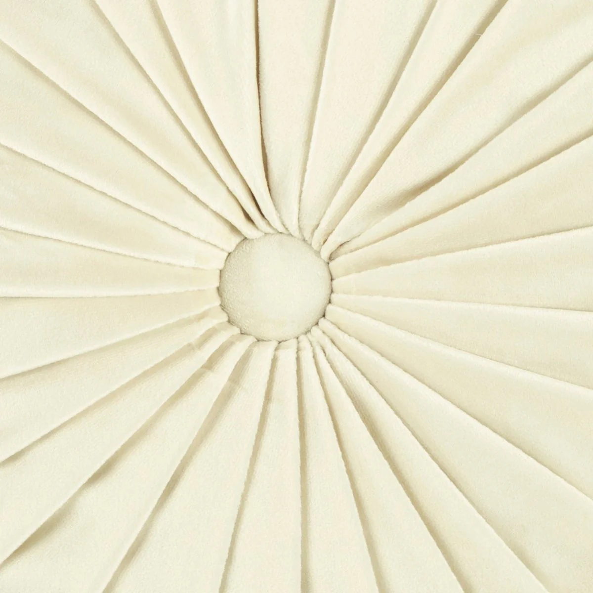 Round Pleated Soft Velvet Throw Pillow - Image 51