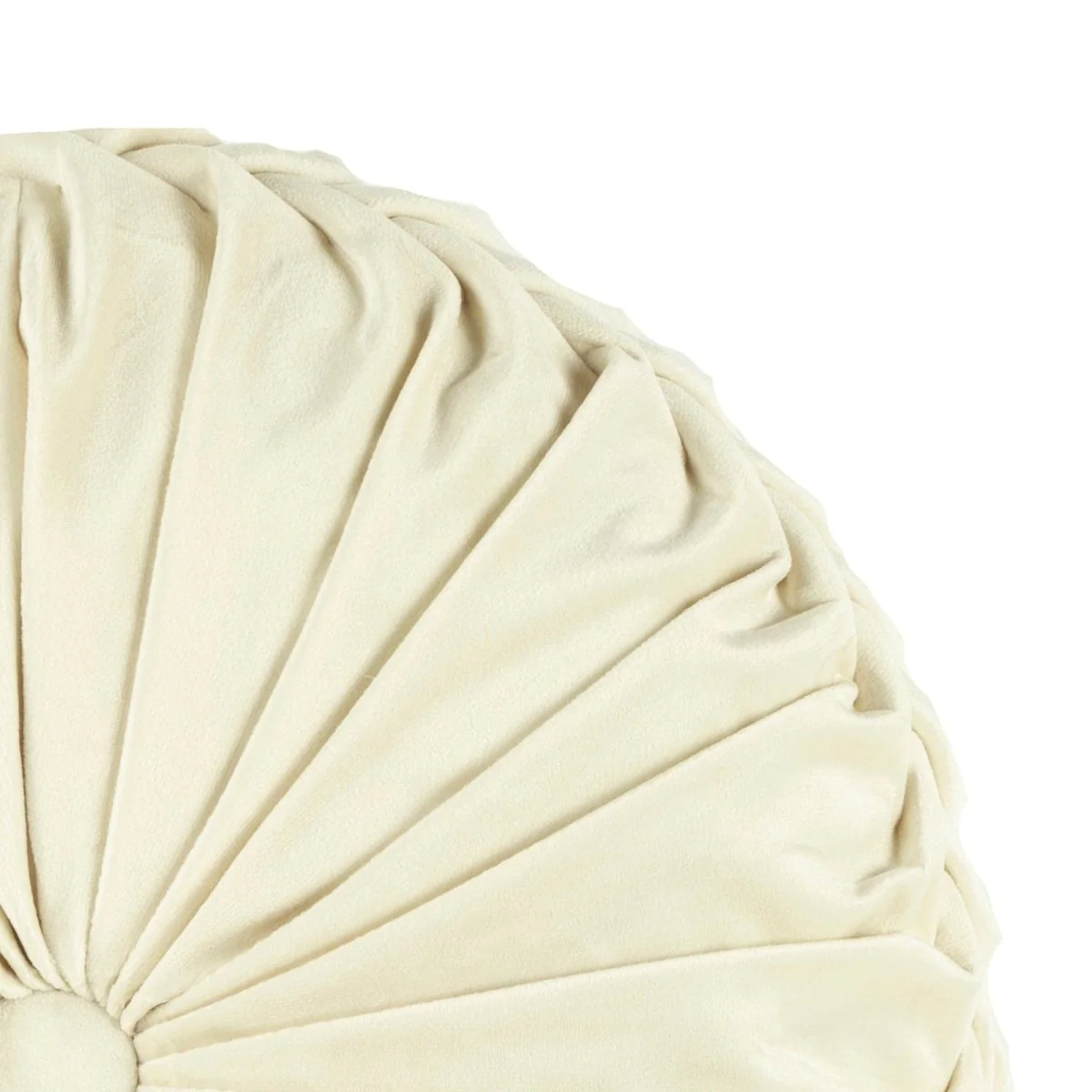 Round Pleated Soft Velvet Throw Pillow - Image 52