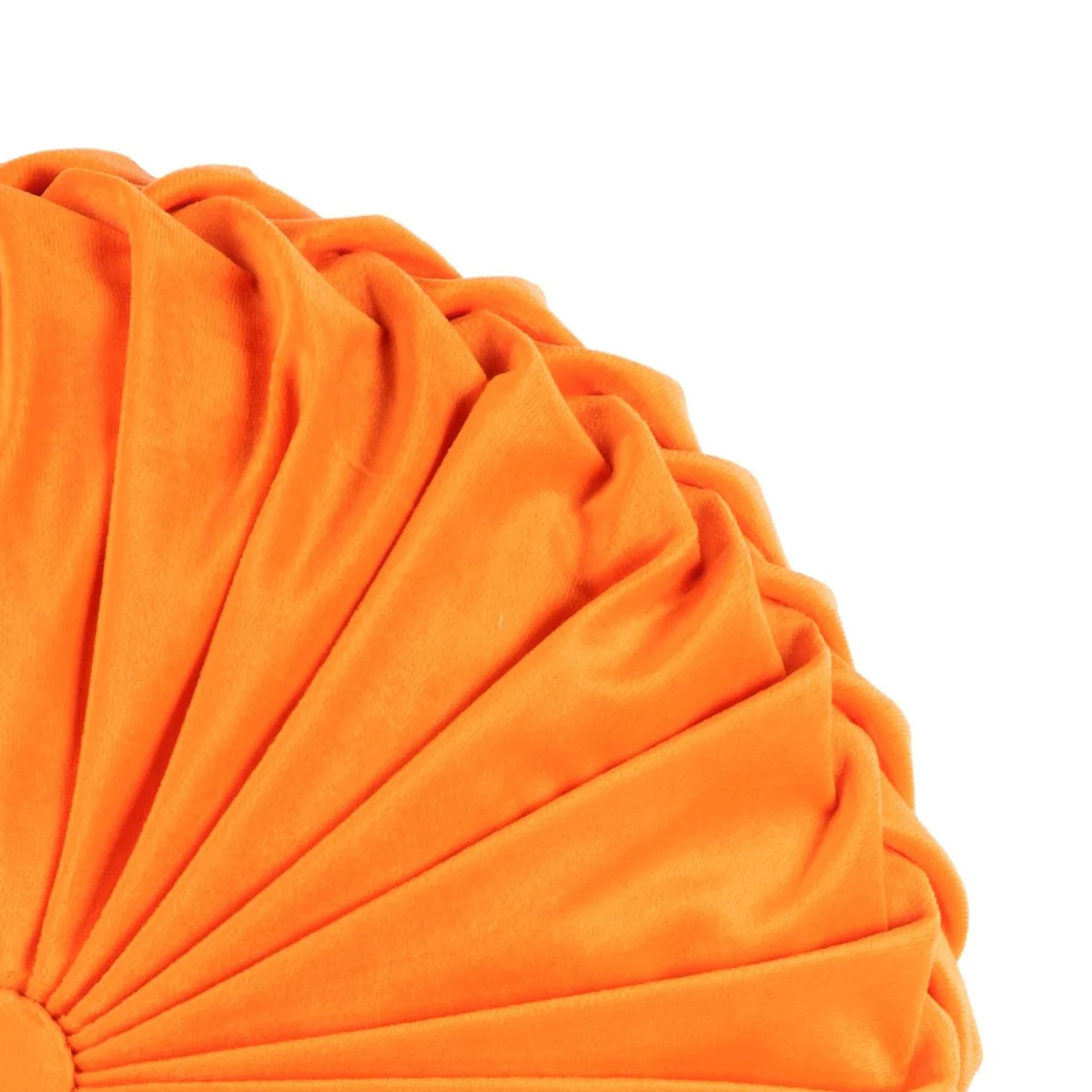 Round Pleated Soft Velvet Throw Pillow - Image 54