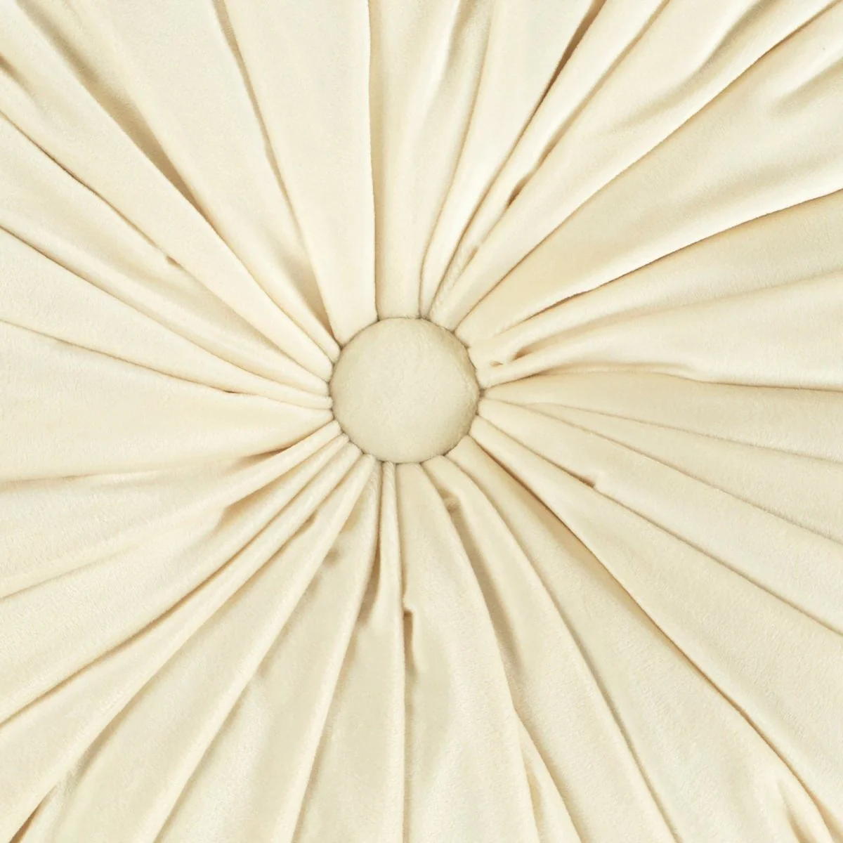 Round Pleated Soft Velvet Throw Pillow - Image 55