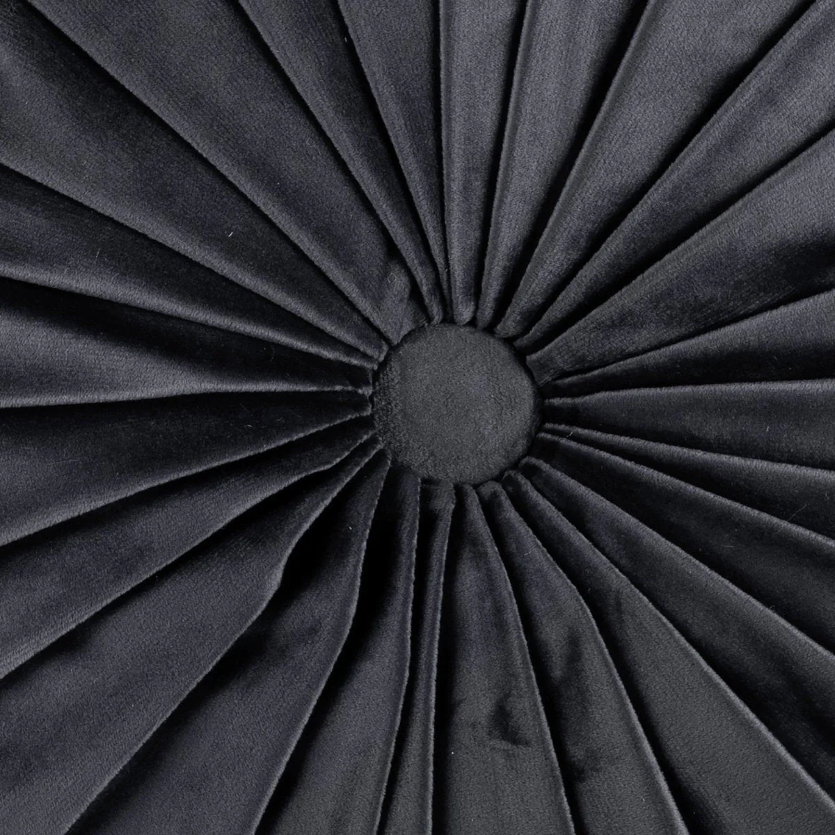 Round Pleated Soft Velvet Throw Pillow - Image 59