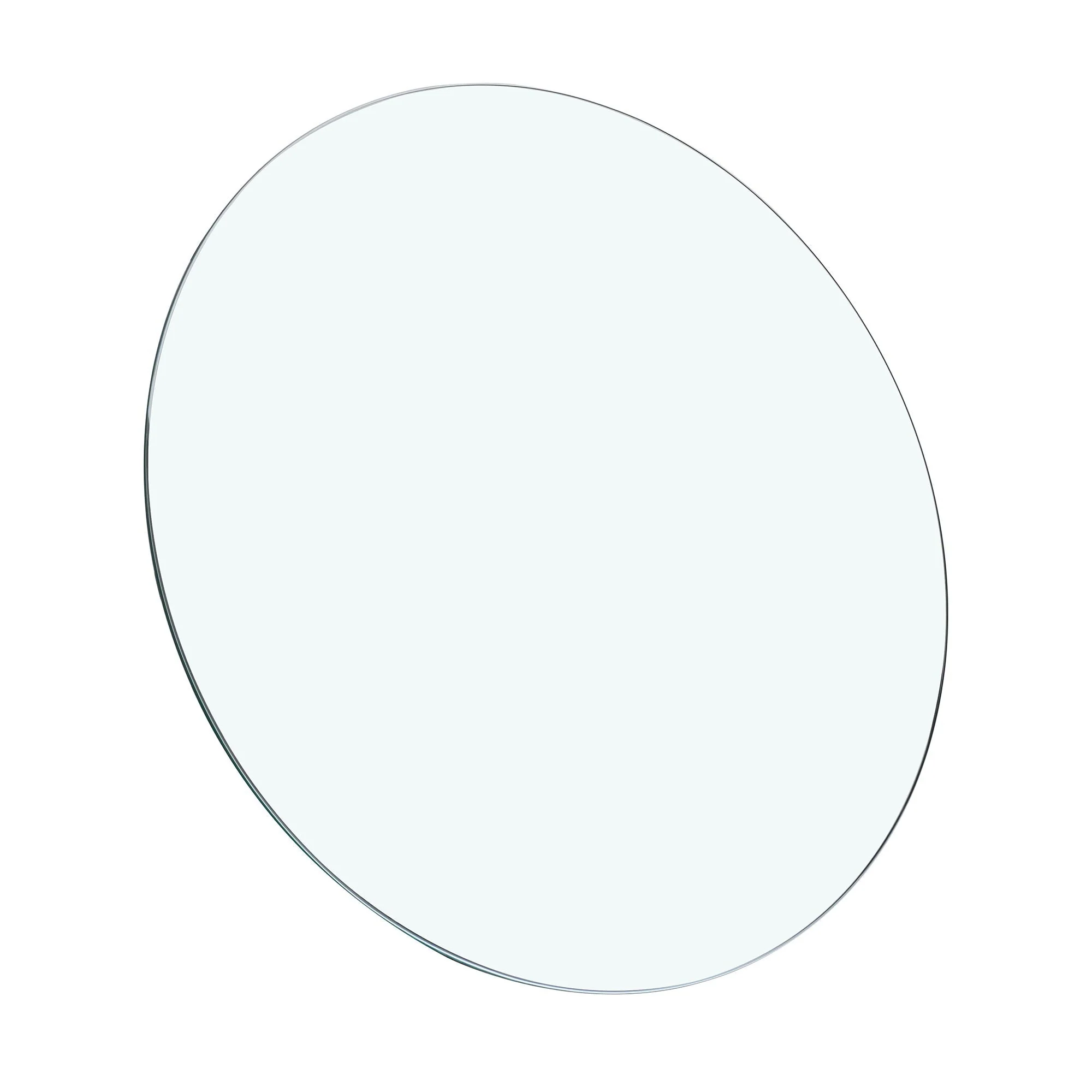 Round Tempered Glass Table Top