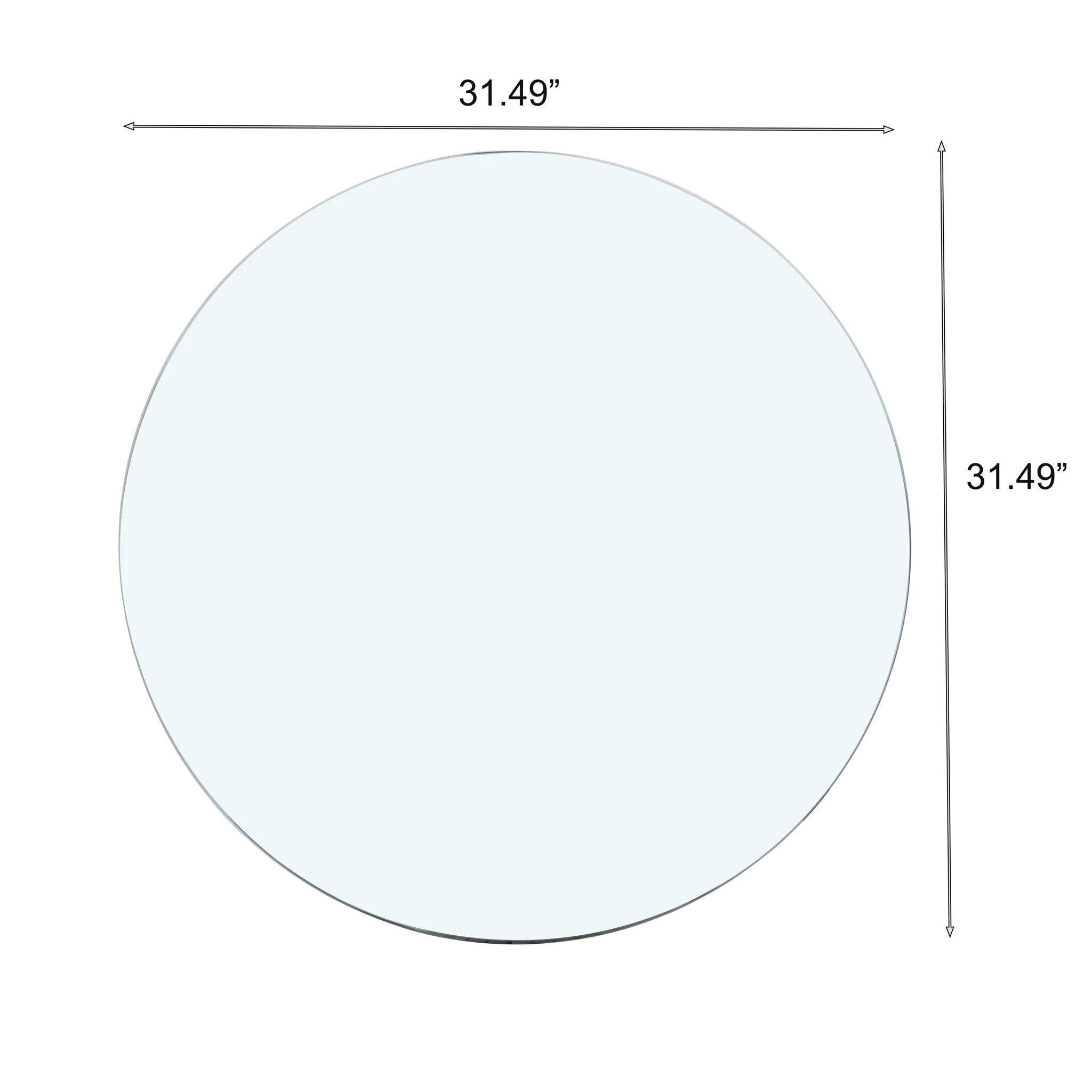 Round Tempered Glass Table Top - Image 5