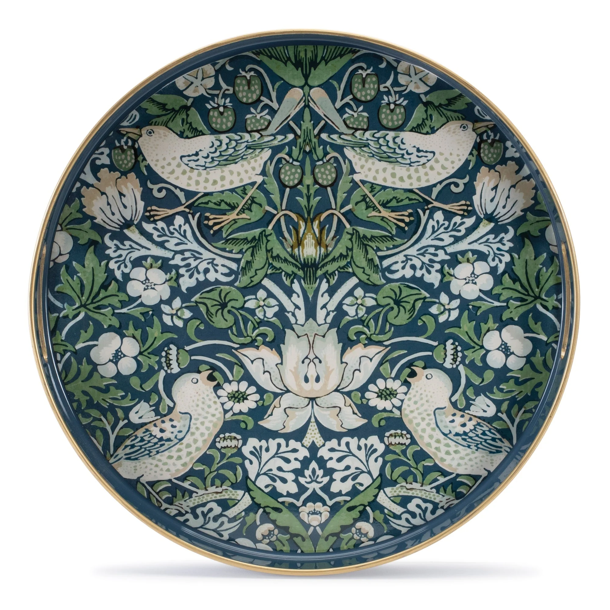 Round William Morris Tray 13.5" Diameter - Image 2