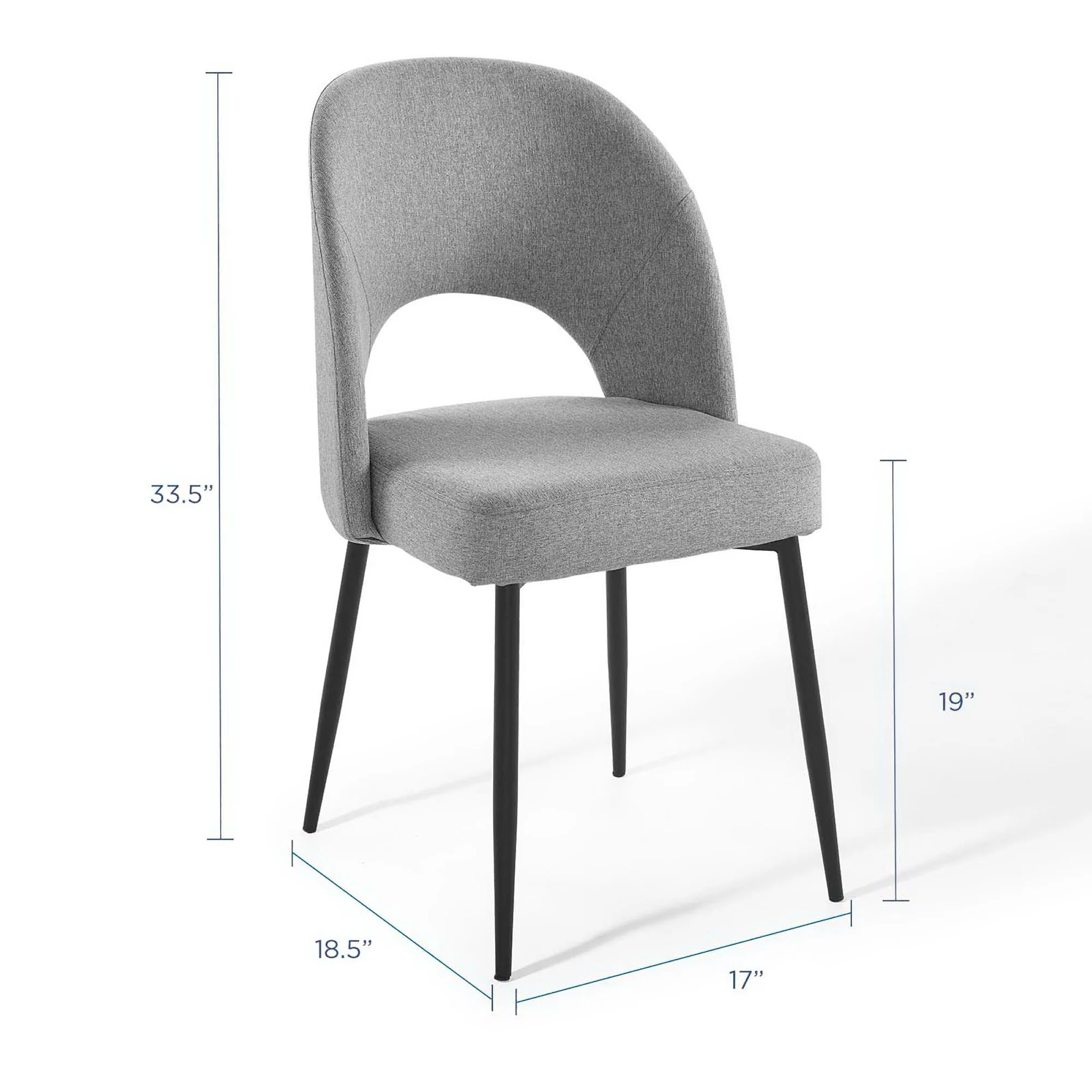 Rouse Upholstered Fabric Dining Side Chair by Modway - Image 2