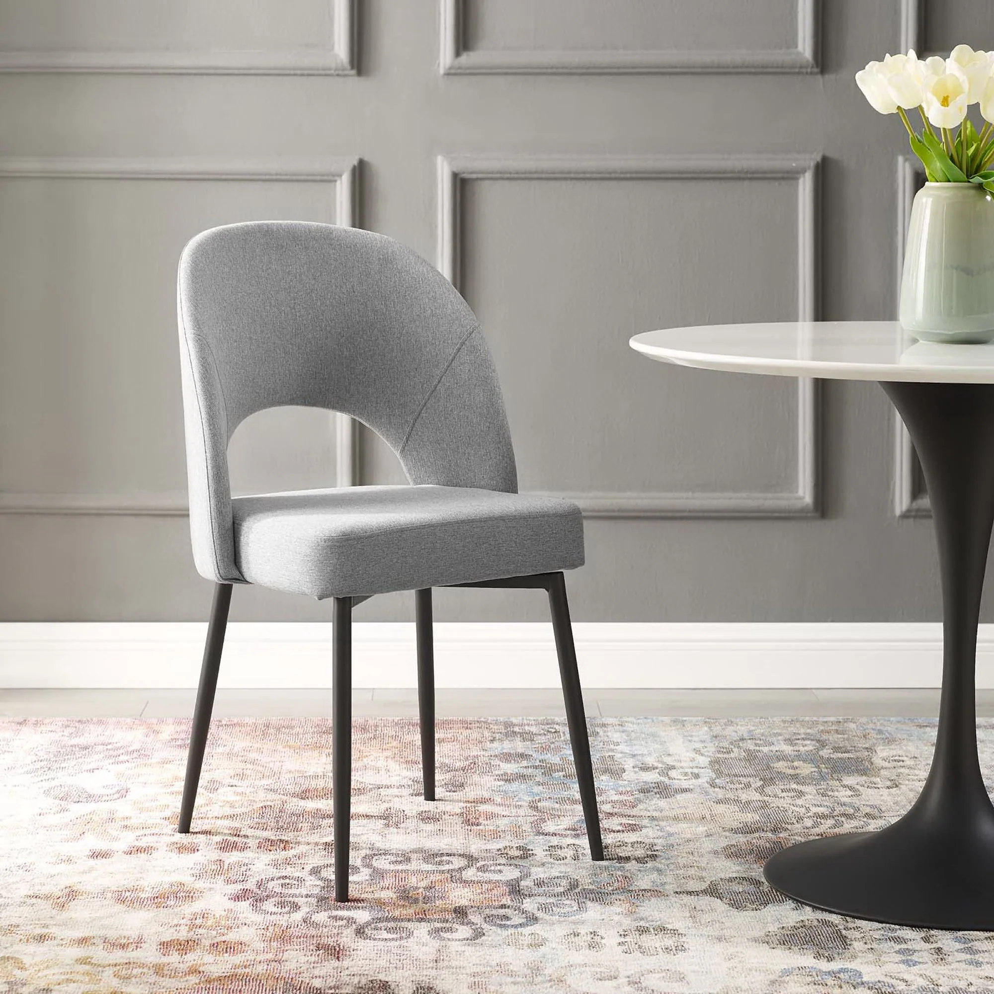 Rouse Upholstered Fabric Dining Side Chair by Modway - Image 7