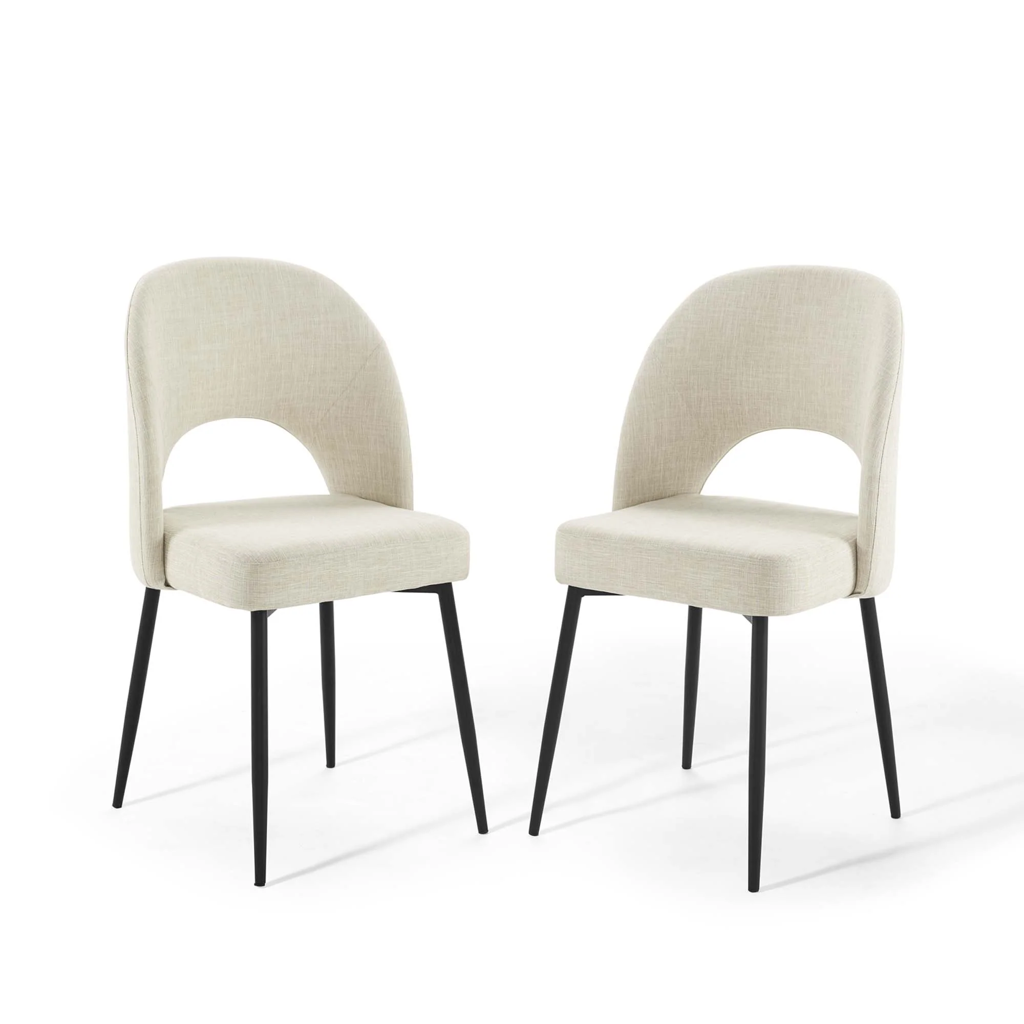 Rouse Upholstered Fabric Dining Side Chair Set of 2 by Modway - Image 14