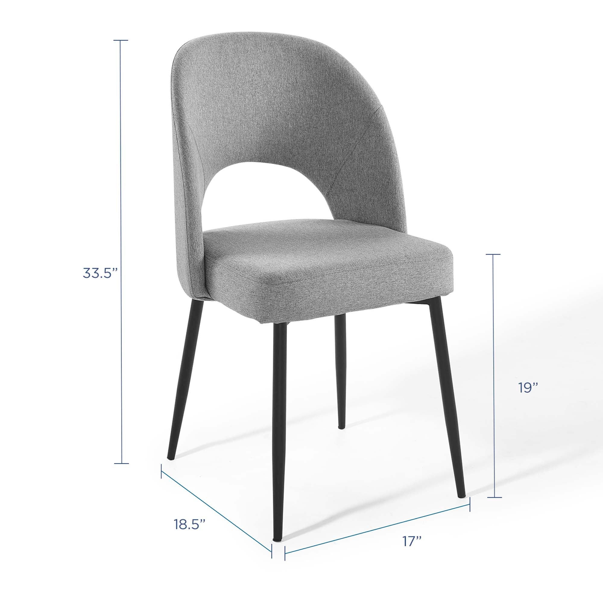 Rouse Upholstered Fabric Dining Side Chair Set of 2 by Modway - Image 2