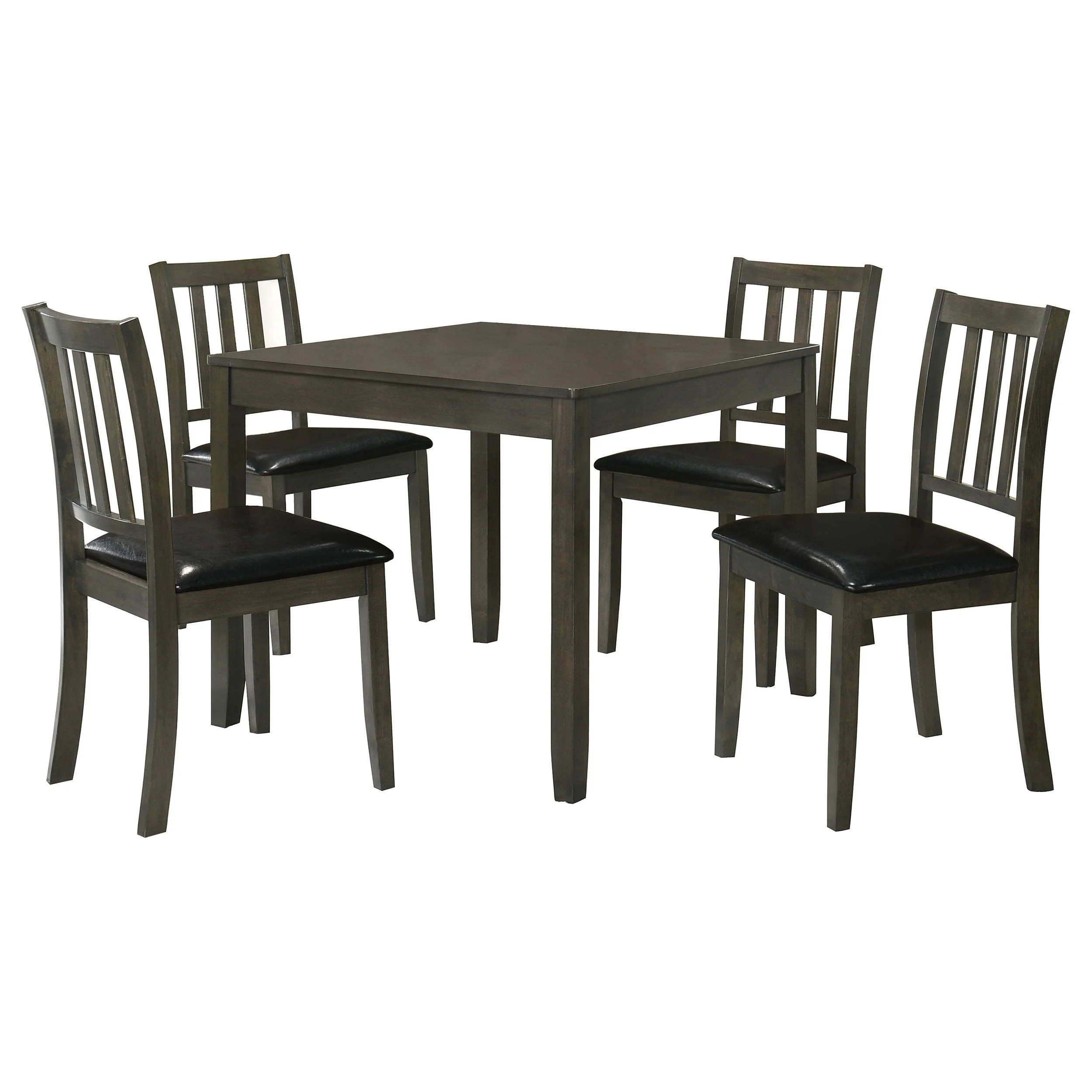 Rowland Charcoal 5-piece Dining Set - Image 2