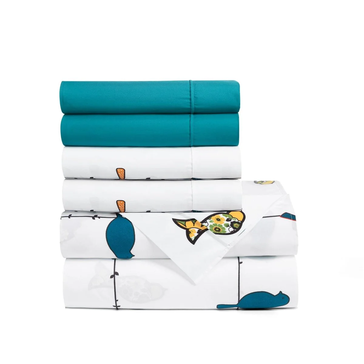 Rowley Birds 6 Piece Soft Sheet Set - Image 10