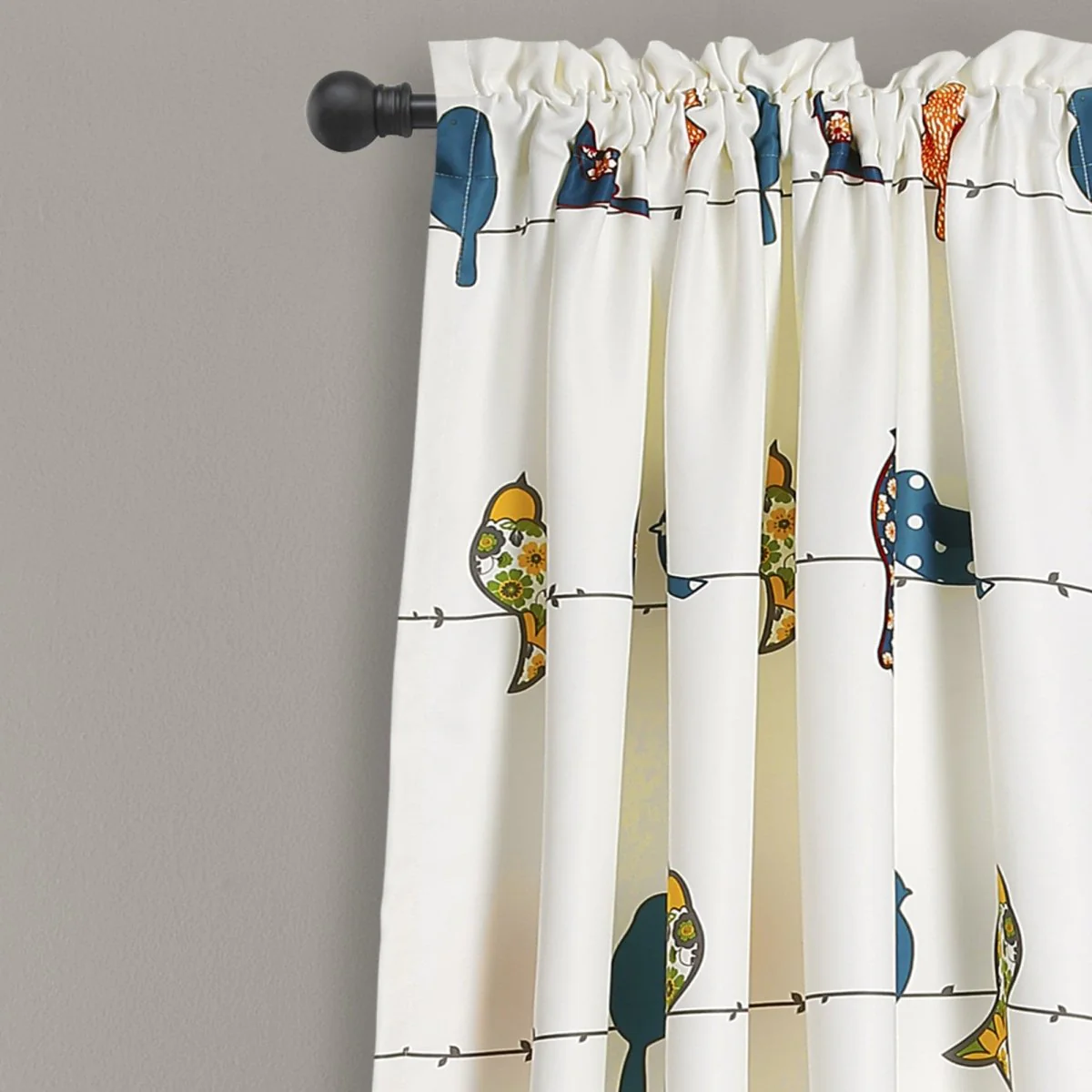 Rowley Birds Light Filtering Window Curtain Set - Image 14