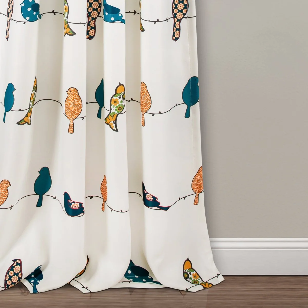Rowley Birds Light Filtering Window Curtain Set - Image 19