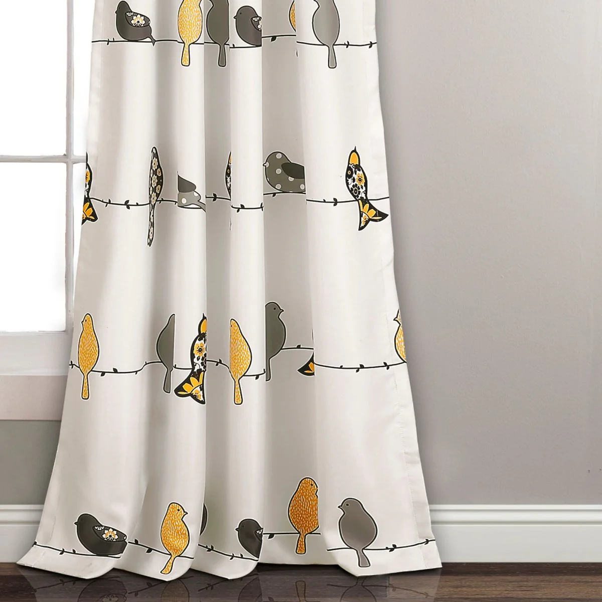 Rowley Birds Light Filtering Window Curtain Set - Image 20