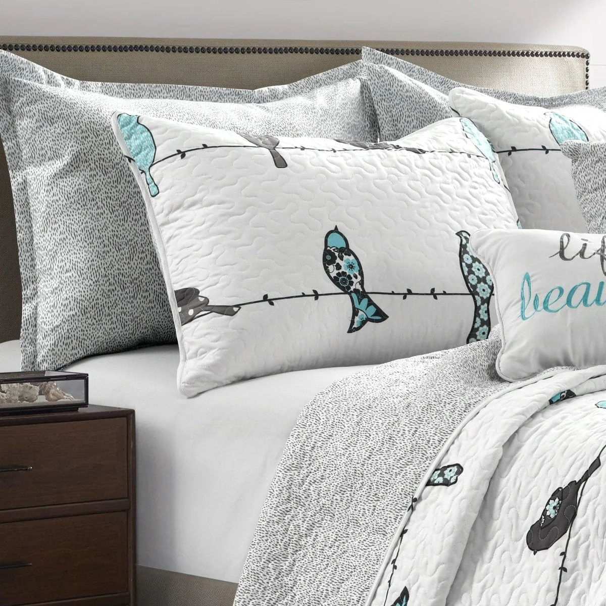 Rowley Birds Quilt 7 Piece Set - Image 10