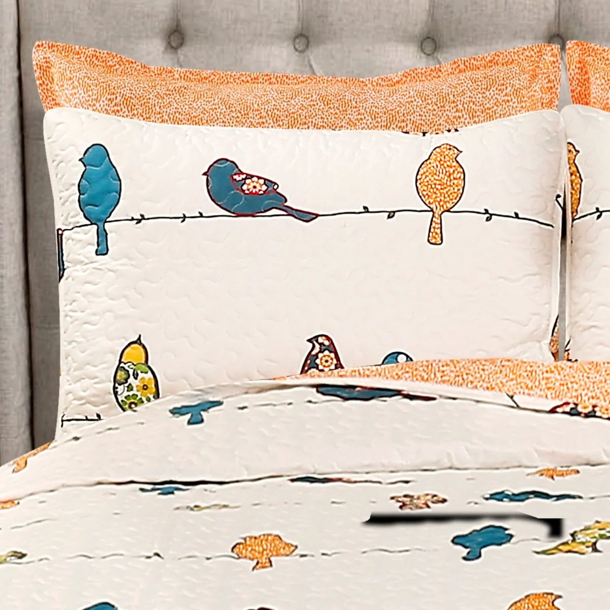 Rowley Birds Quilt 7 Piece Set - Image 15