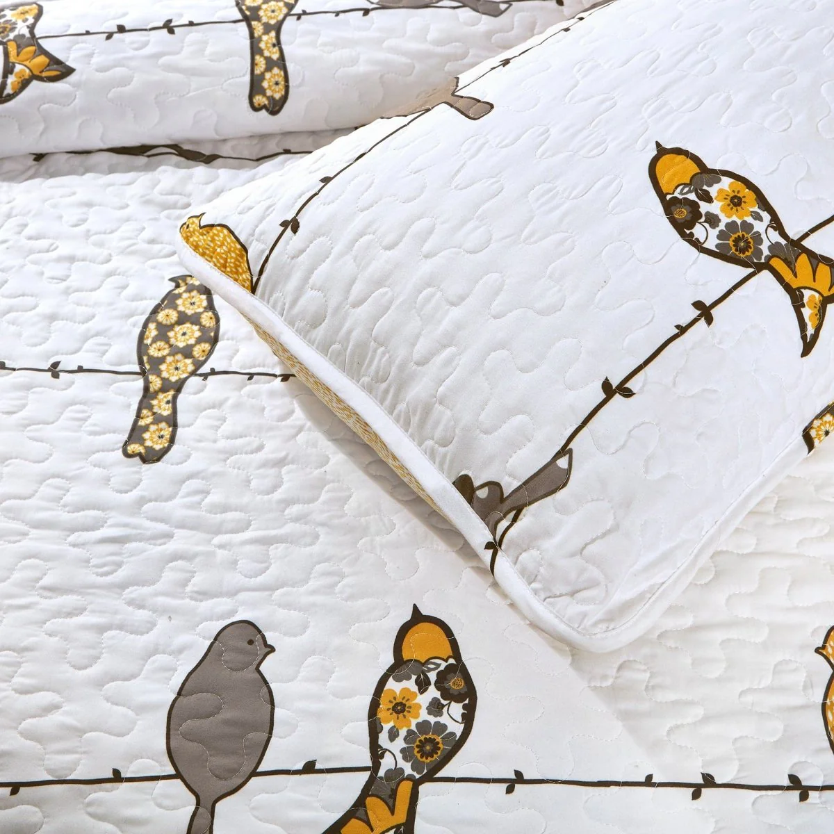 Rowley Birds Quilt 7 Piece Set - Image 19